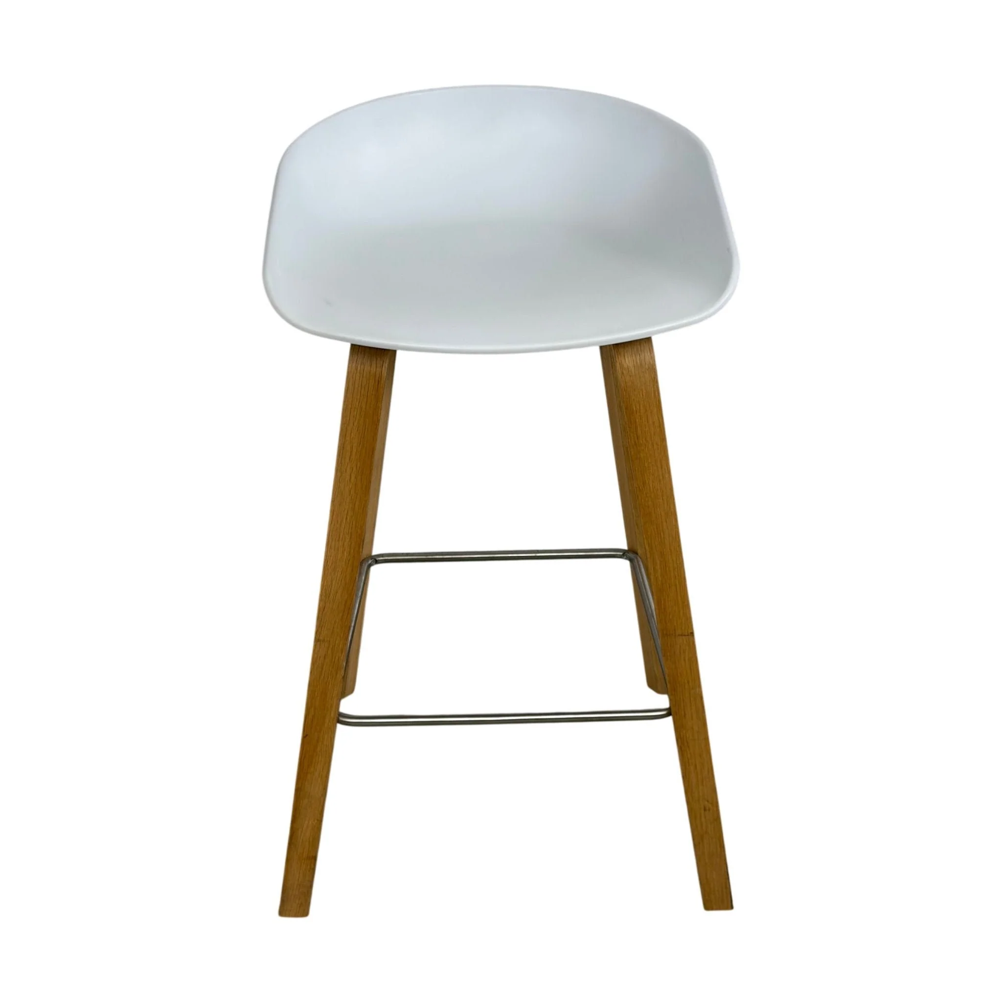 About A Stool barstol fra HAY, hvit, 74 cm høy