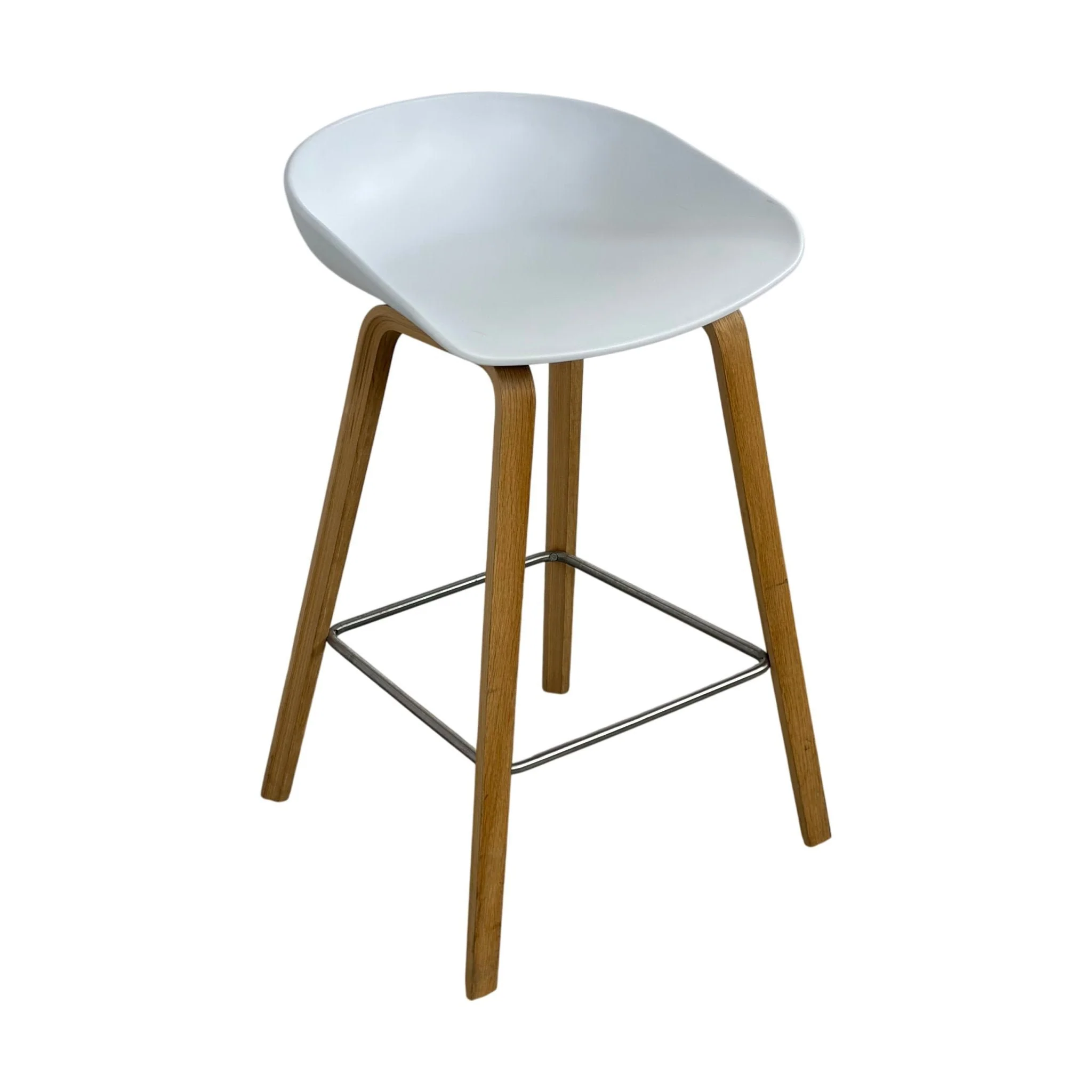 About A Stool barstol fra HAY, hvit, 74 cm høy - Image 2