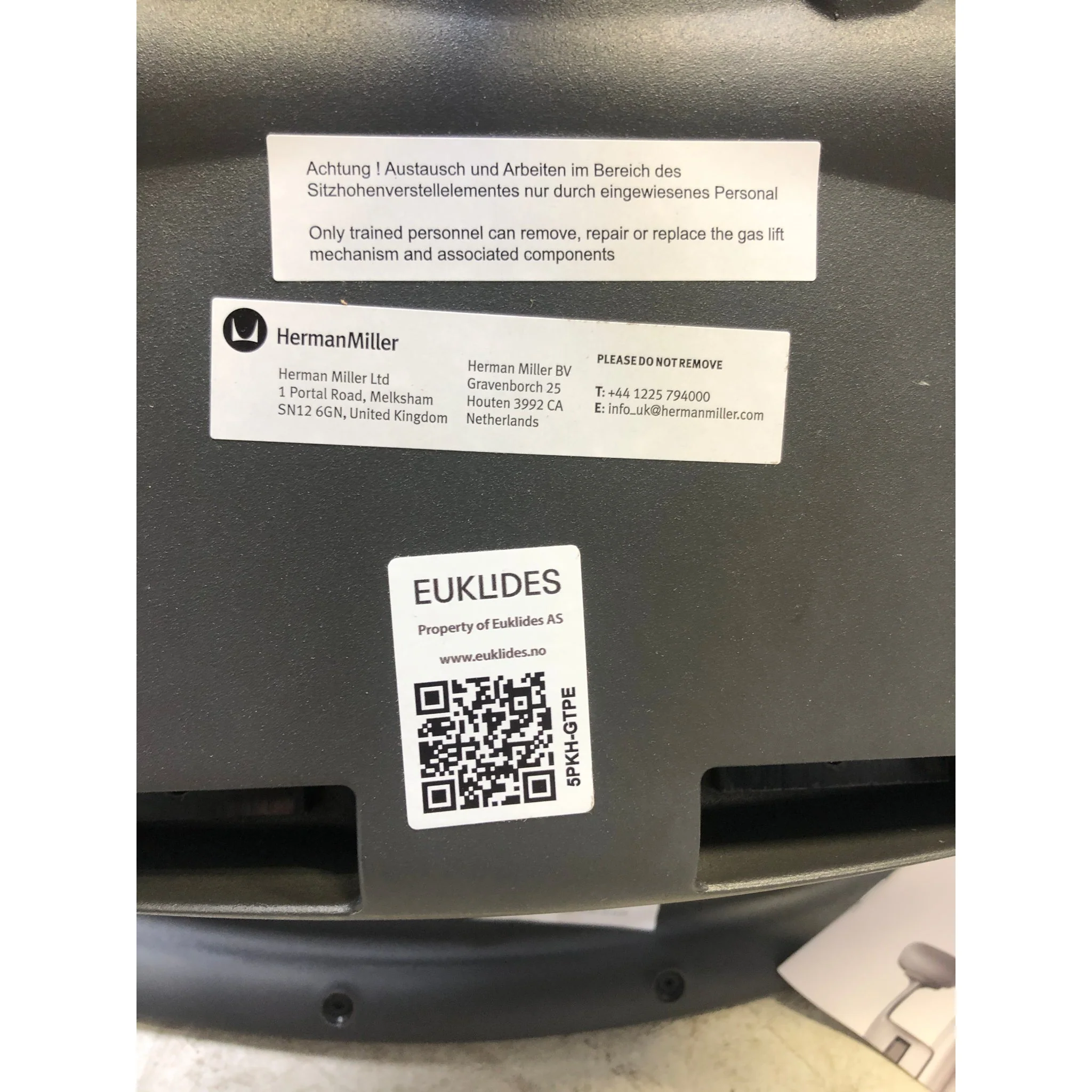 Aeron fra Herman Miller i Graphite, type B - Image 8