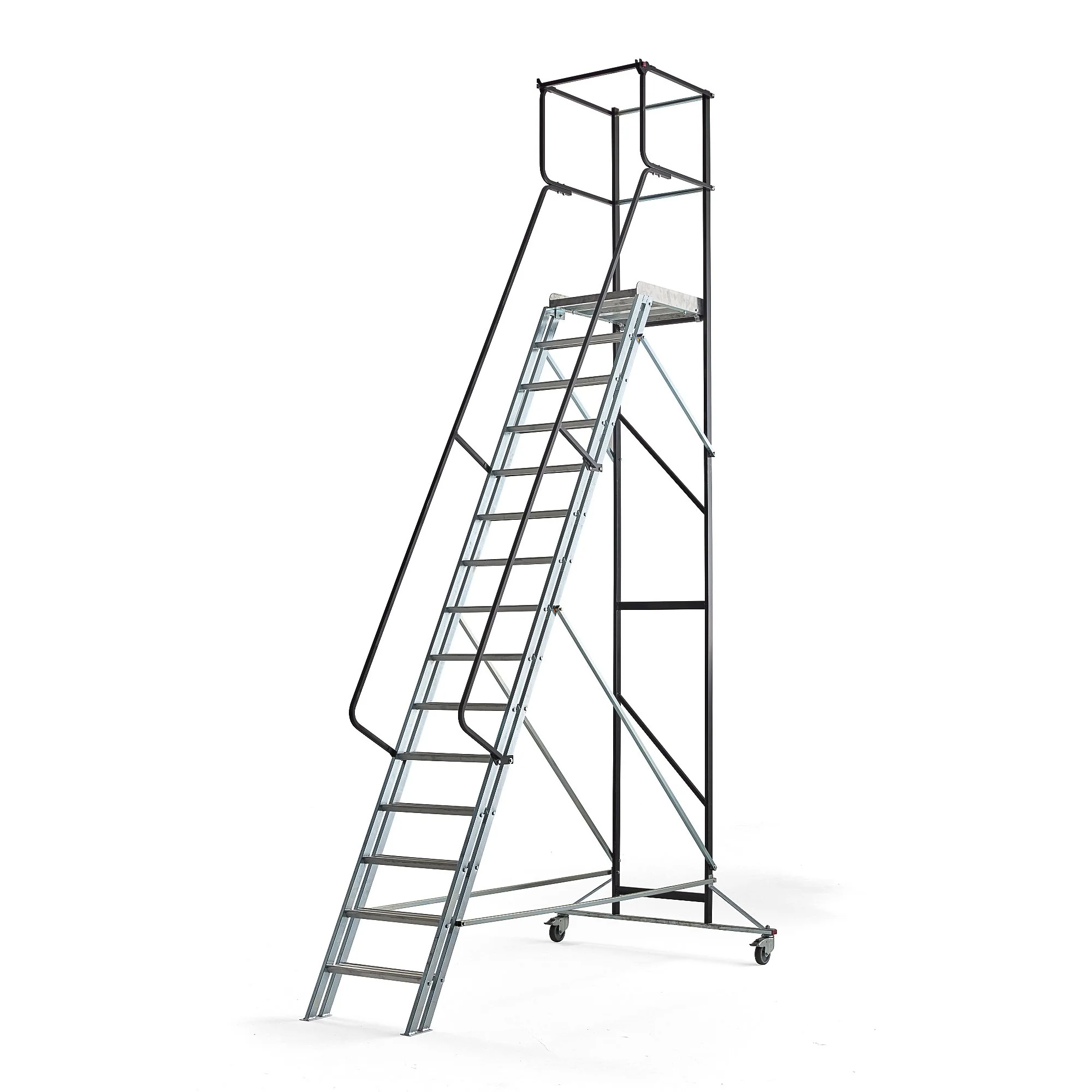 Arbeidsplattform ALOFT pÄ hjul, 15 trinn, H3000 mm