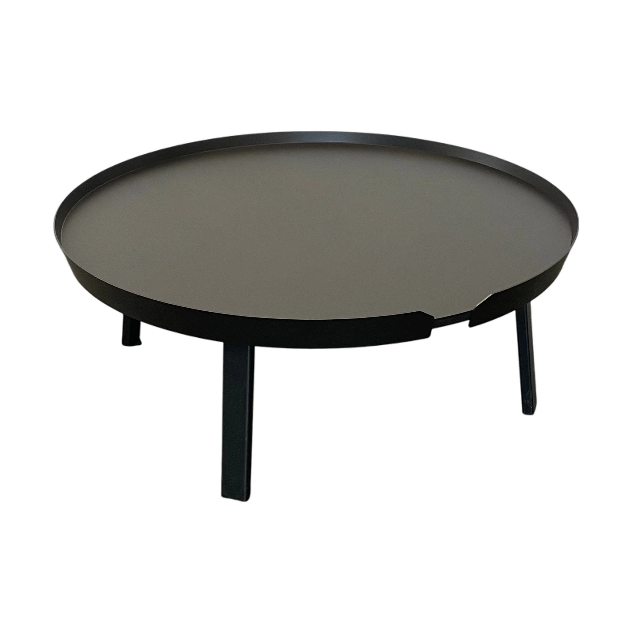 Around sofabord fra Muuto, sortbeiset eik, 100x100 cm - Image 4