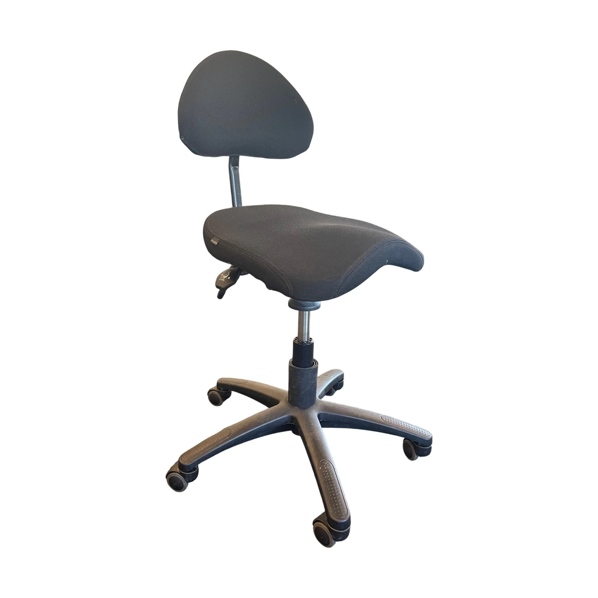 Balans sadelstol, svart - Image 2