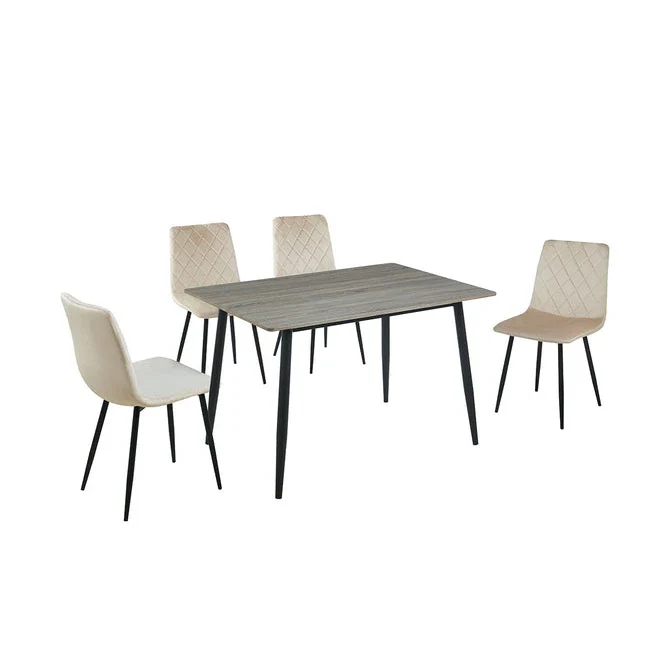 Bari Spisebord, imitert grå eik - Image 4