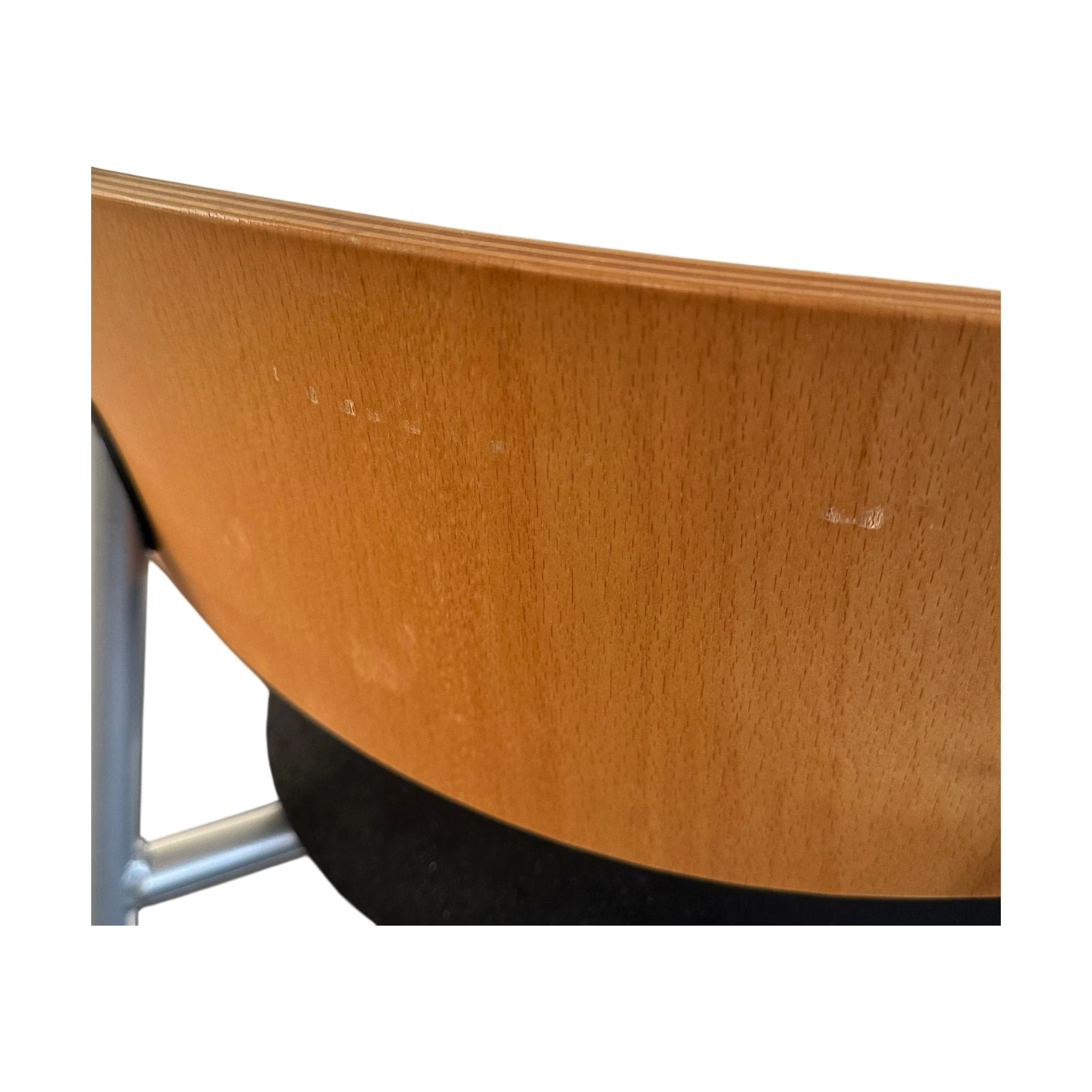 Barstol fra EFG Hov+Dokka, svart med treramme, 102 cm høy - Image 4