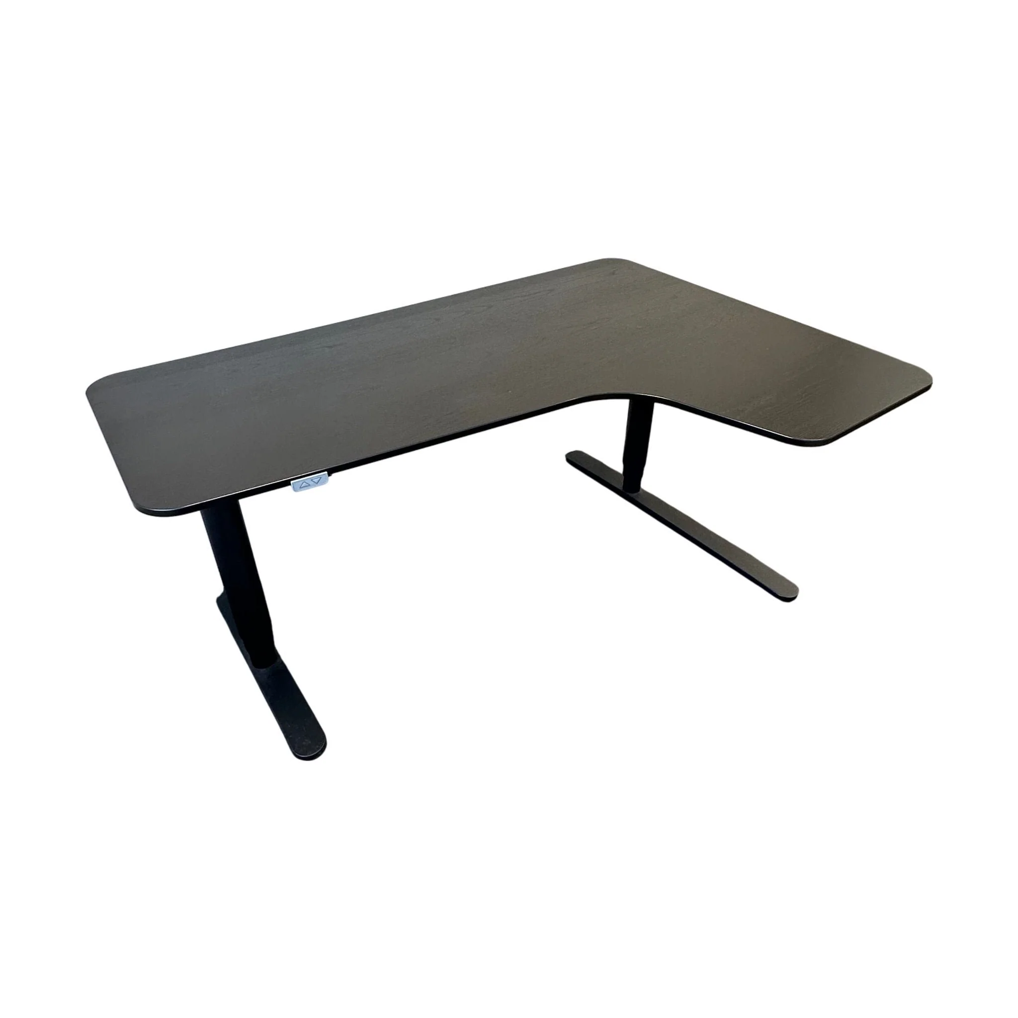Bekant elektrisk hev/senk skrivebord fra IKEA, svart laminat, 160x120 cm - Image 2