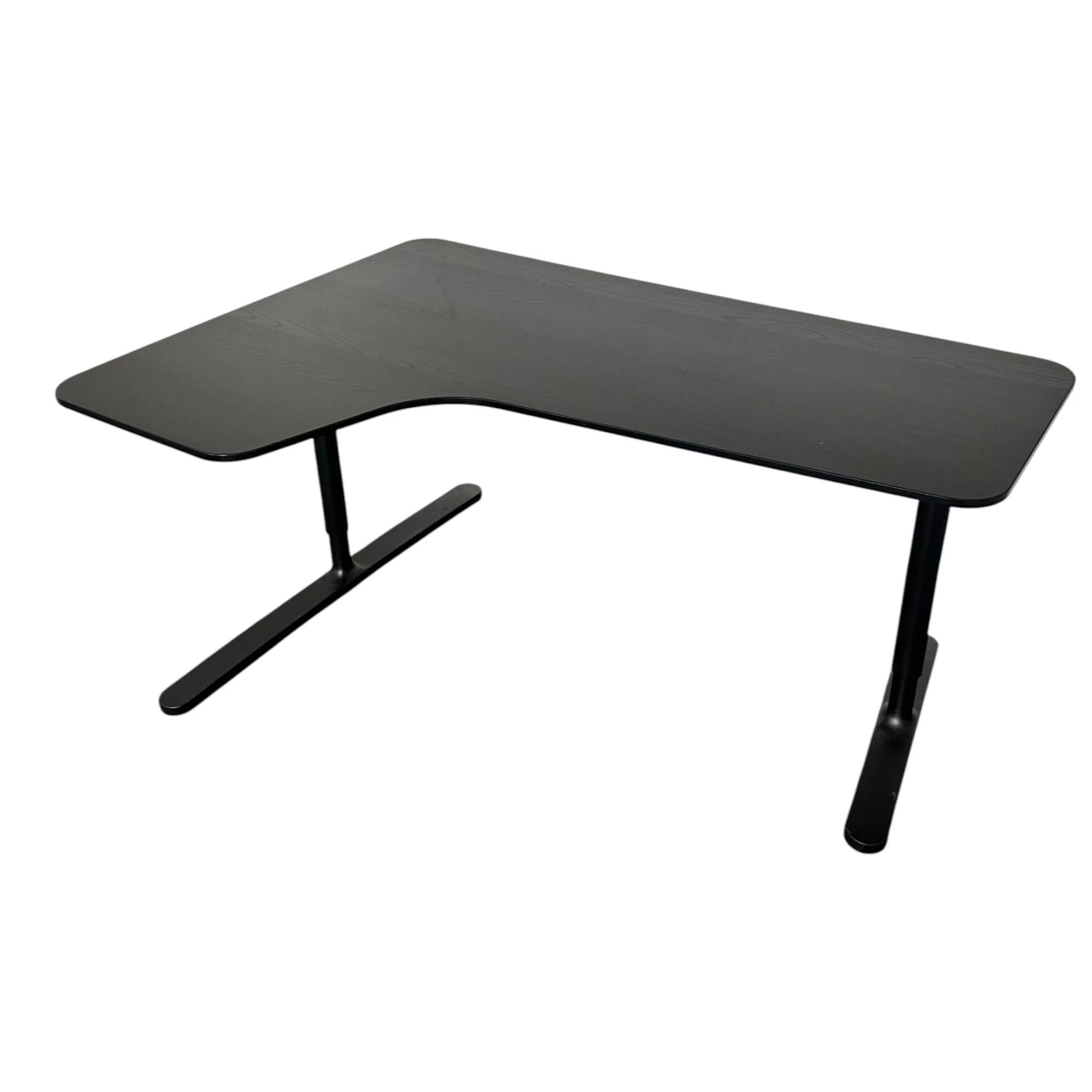 Bekant skrivebord fra IKEA, svart laminat, 160x120 cm - Image 2