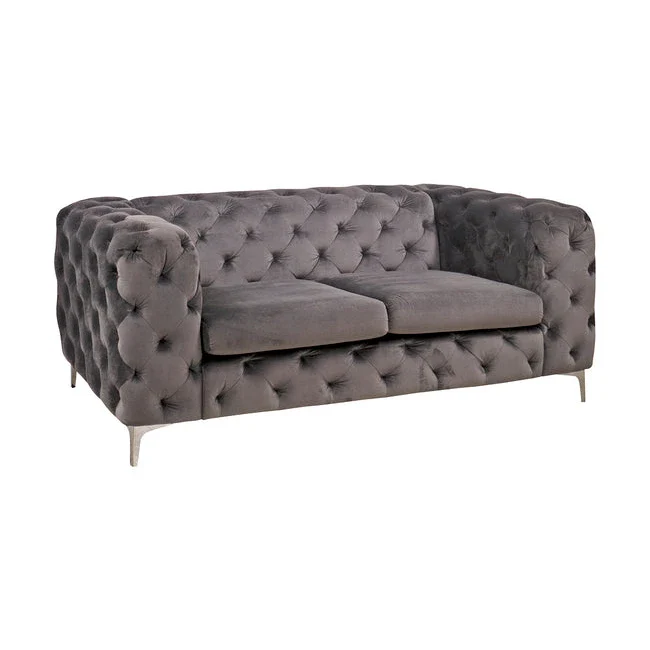 Bella 2-seter sofa fra A-Møbler, velour i 100% polyester