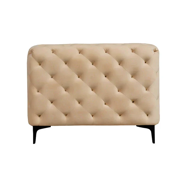 Bella 3-seter sofa fra A-Møbler, beige velour - Image 3