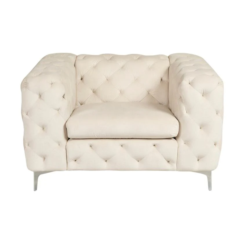 Bella lenestol sofa fra A-Møbler i lys velur