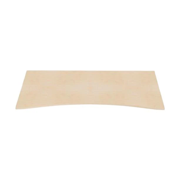 Bjerk bordplate med magebue, 160x80 cm