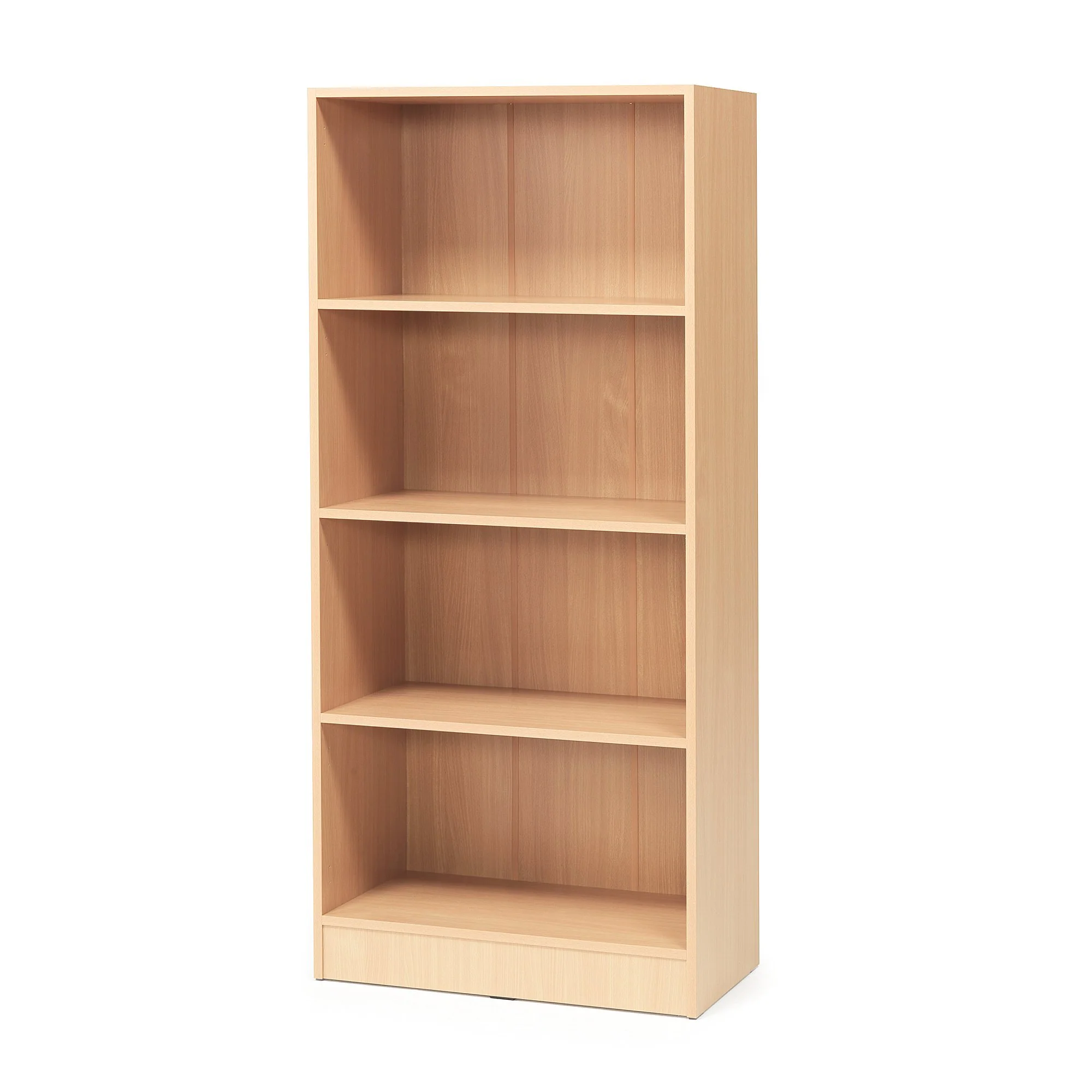 Bokhylle FLEXUS, H1725 B760 D415 mm, bøk laminat