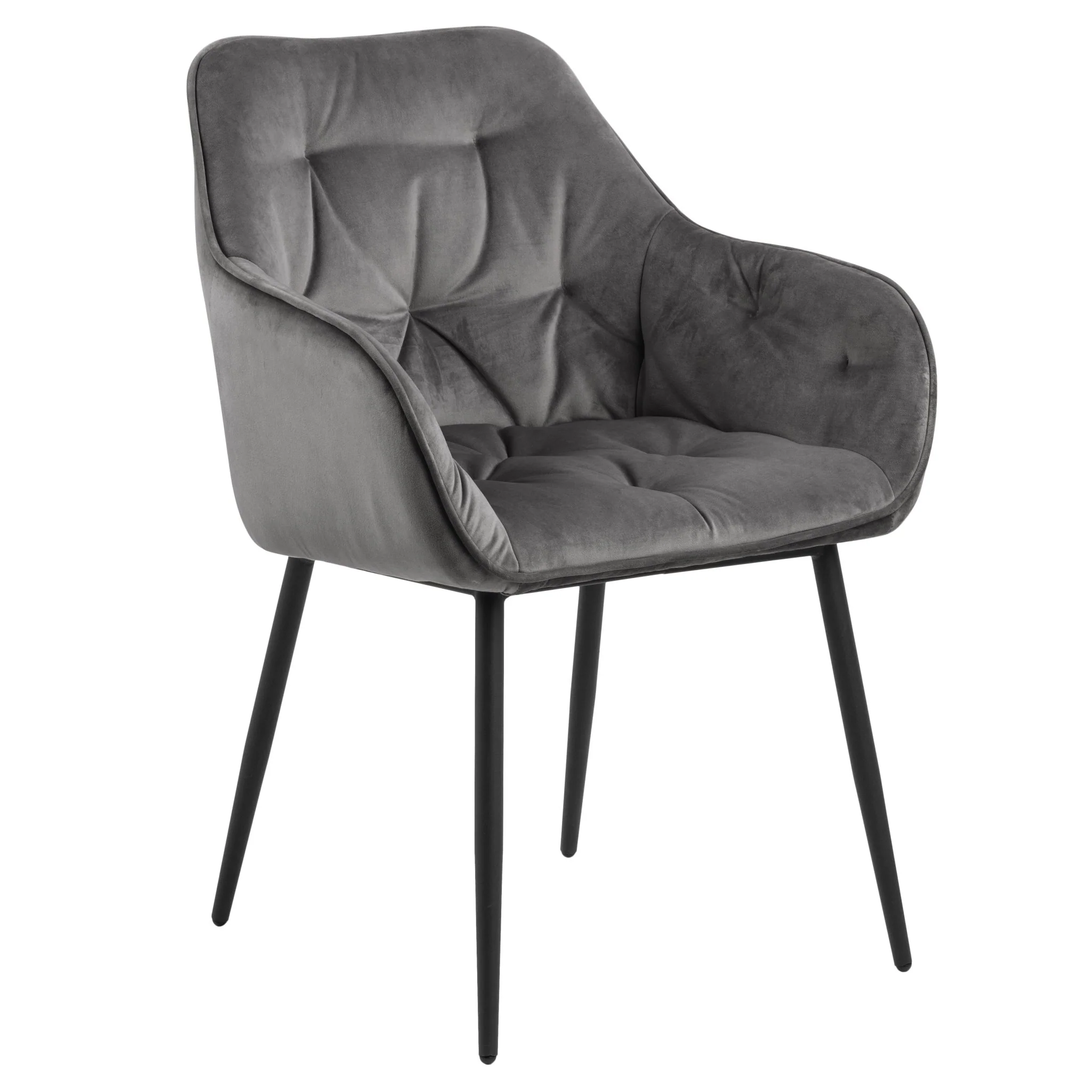 Brooke spisestol fra A-Møbler, 58x55 cm, velour - Image 2