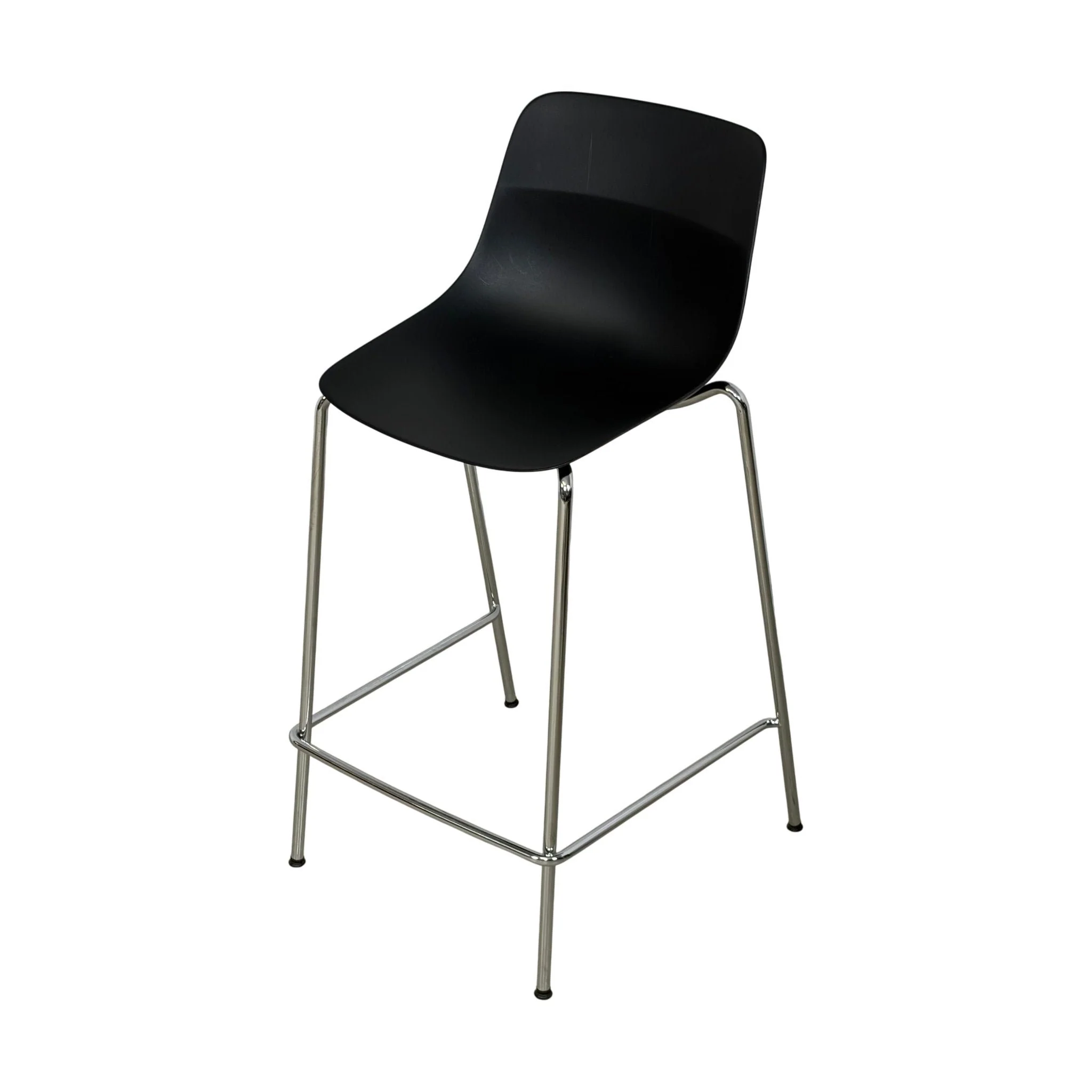 Brunner barstol, sort - Image 3