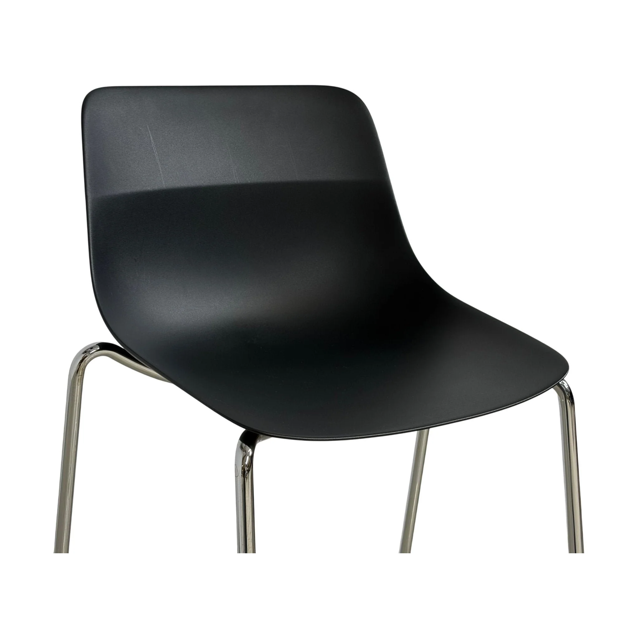 Brunner barstol, sort - Image 4