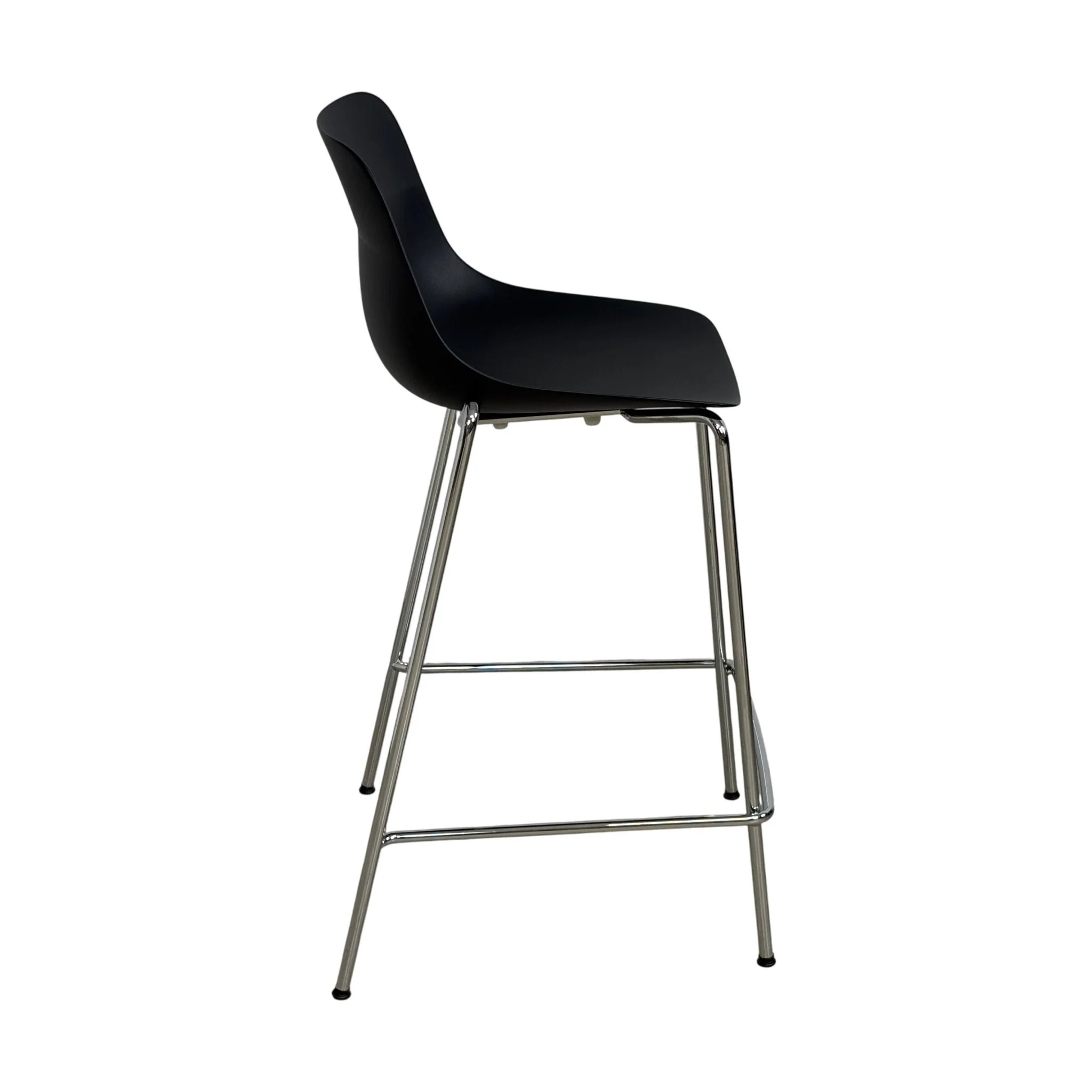 Brunner barstol, sort - Image 5