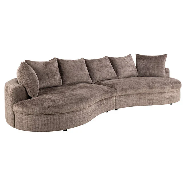 Cordova 3-seter sofa fra A-Møbler, brun - Image 2