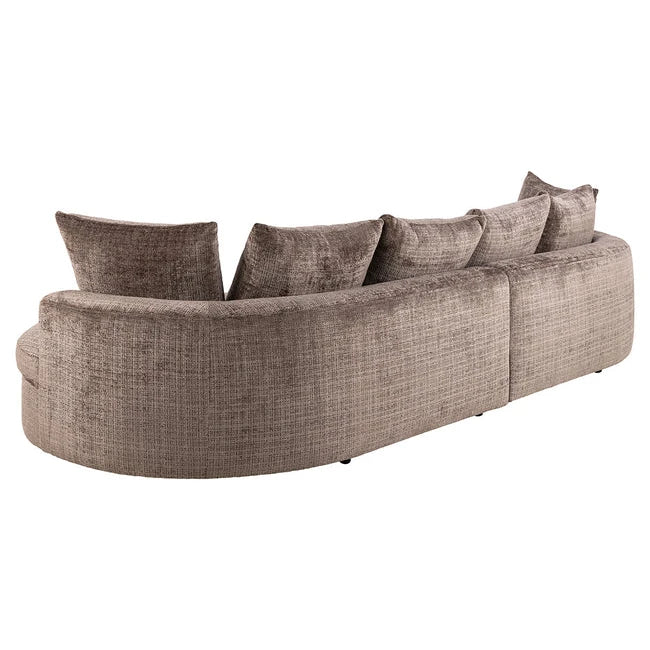 Cordova 3-seter sofa fra A-Møbler, brun - Image 3