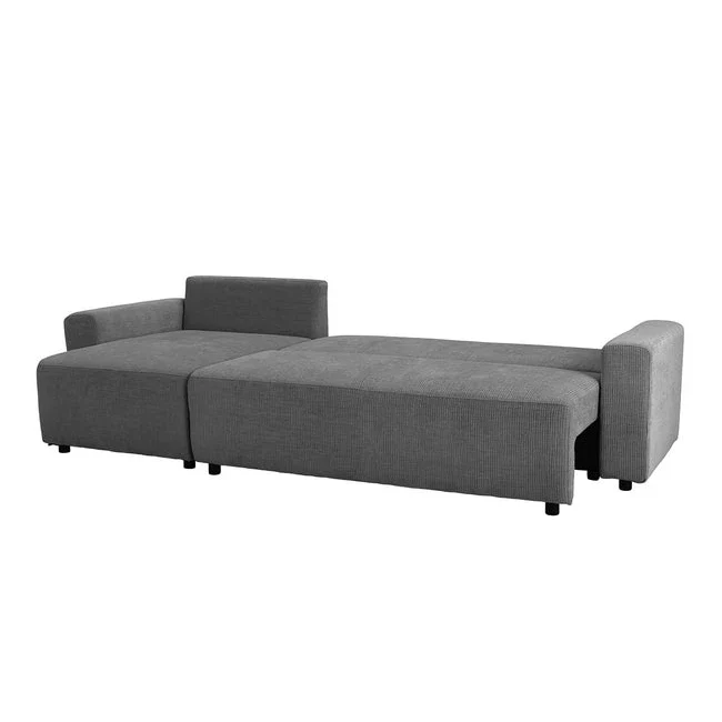 Cozy Sovesofa, 100 % polyester, grå - Image 2