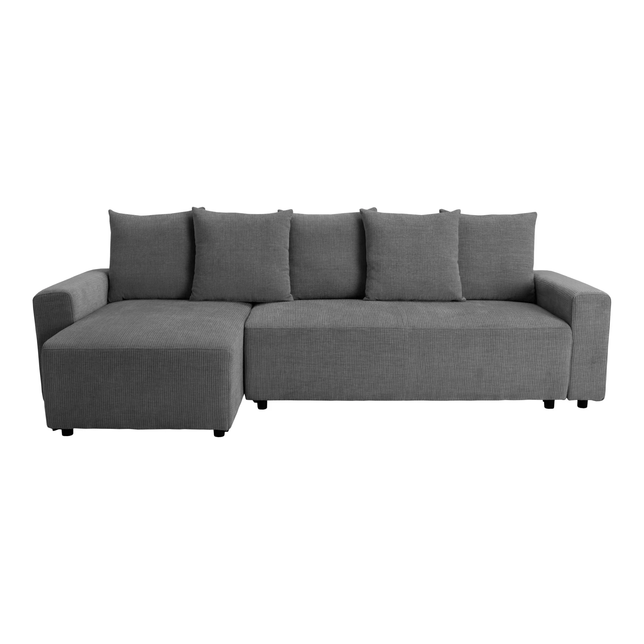 Cozy Sovesofa, 100 % polyester, grå - Image 3