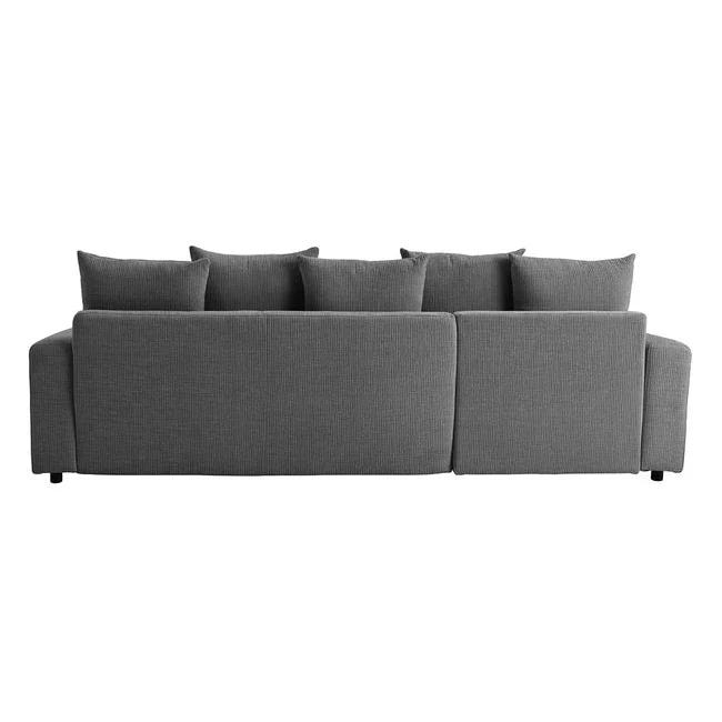 Cozy Sovesofa, 100 % polyester, grå - Image 4