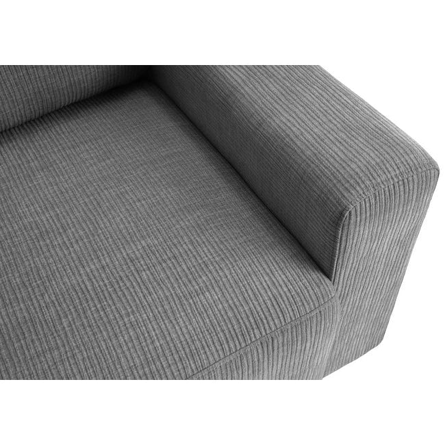 Cozy Sovesofa, 100 % polyester, grå - Image 5