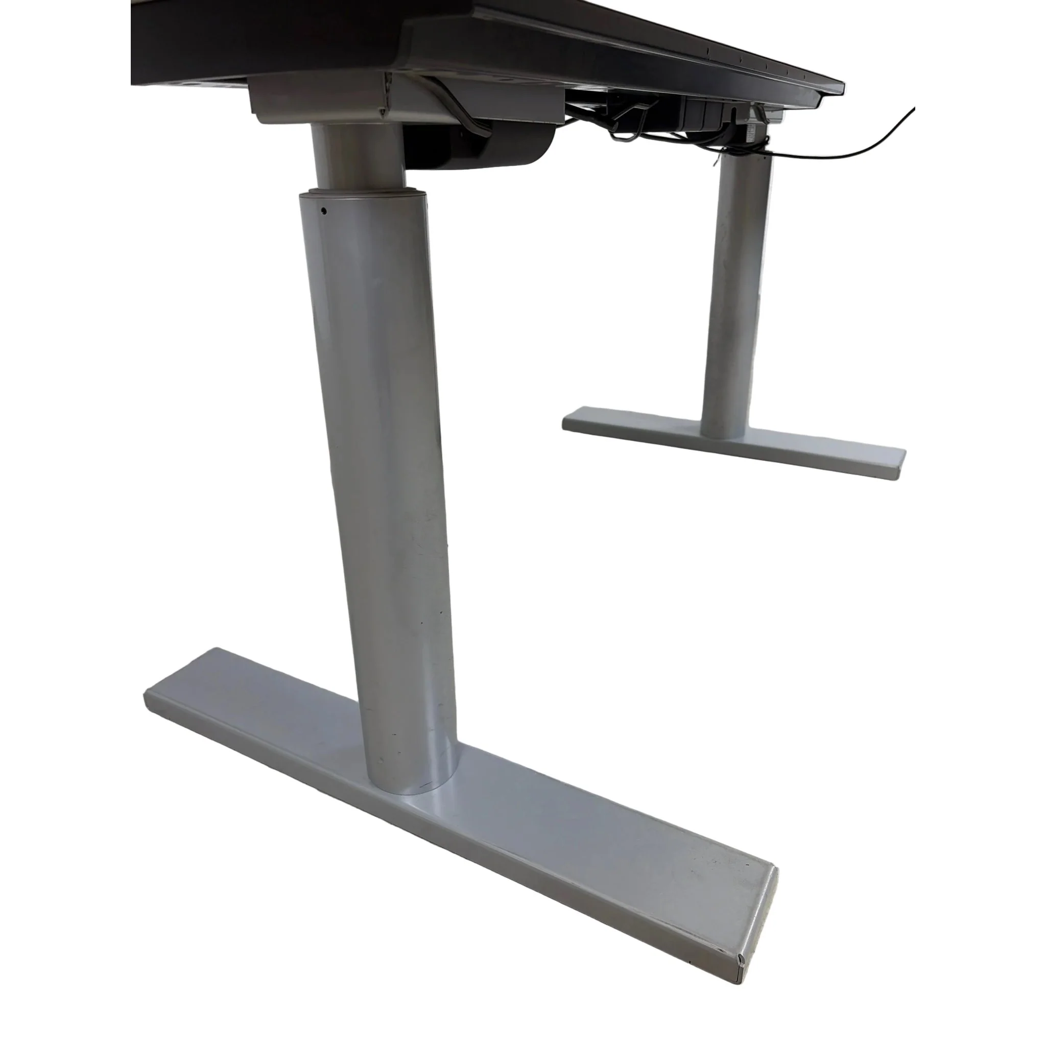 DUBA B8 elektrisk hev/senk skrivebord, hvit laminat, 120x80 cm - Image 5