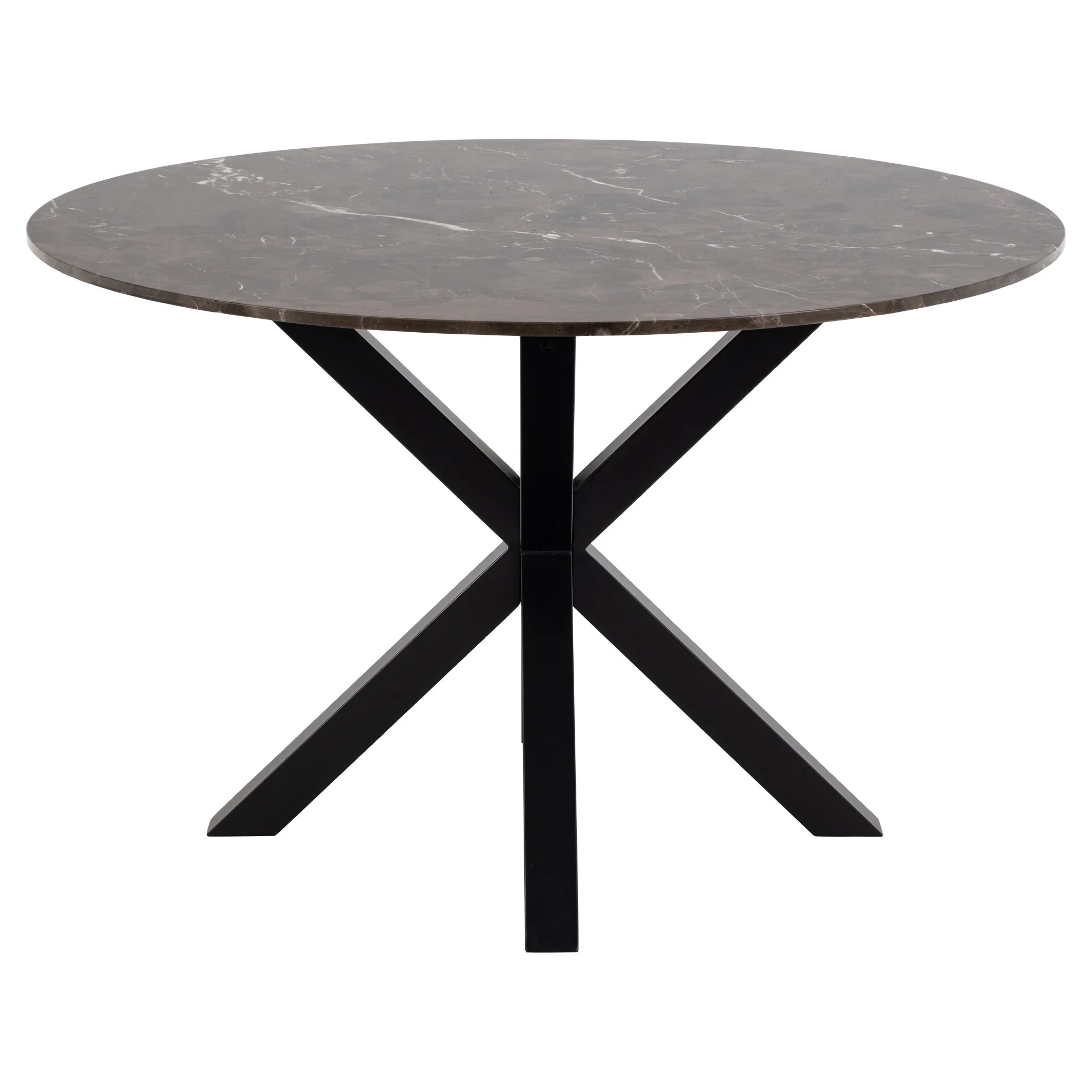 Earth spisebord fra A-Møbler, 120 cm, brun marmor