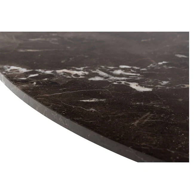 Earth spisebord fra A-Møbler, 120 cm, brun marmor - Image 2