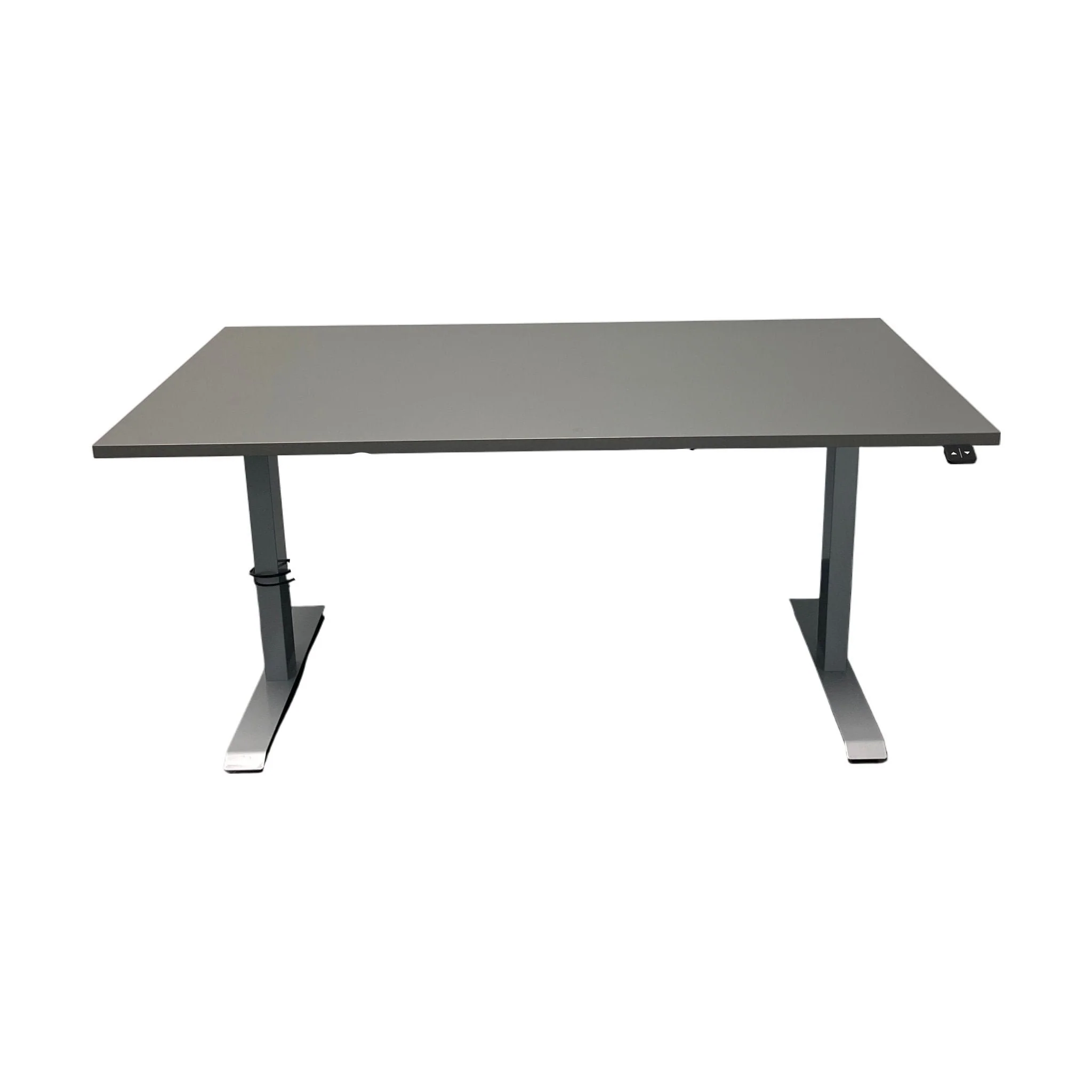 Edsbyn elektrisk hev/senk skrivebord, grå, 160x80 cm - Image 3