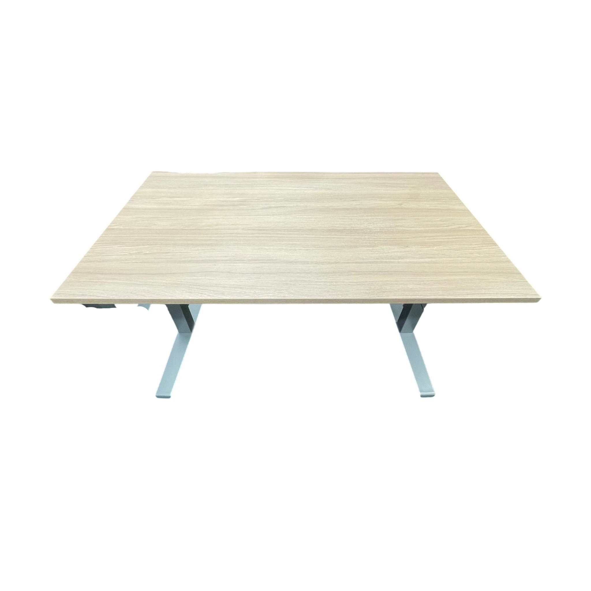 EFG elektrisk hev/senk skrivebord, trefarget, 140x80 cm - Image 2