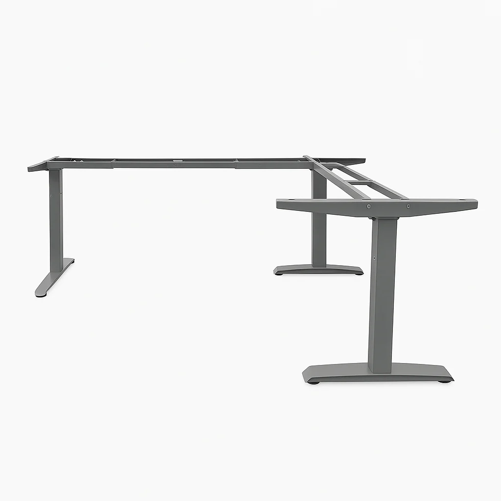 EFG elektrisk hjørneunderstell, grå, 122x34 cm