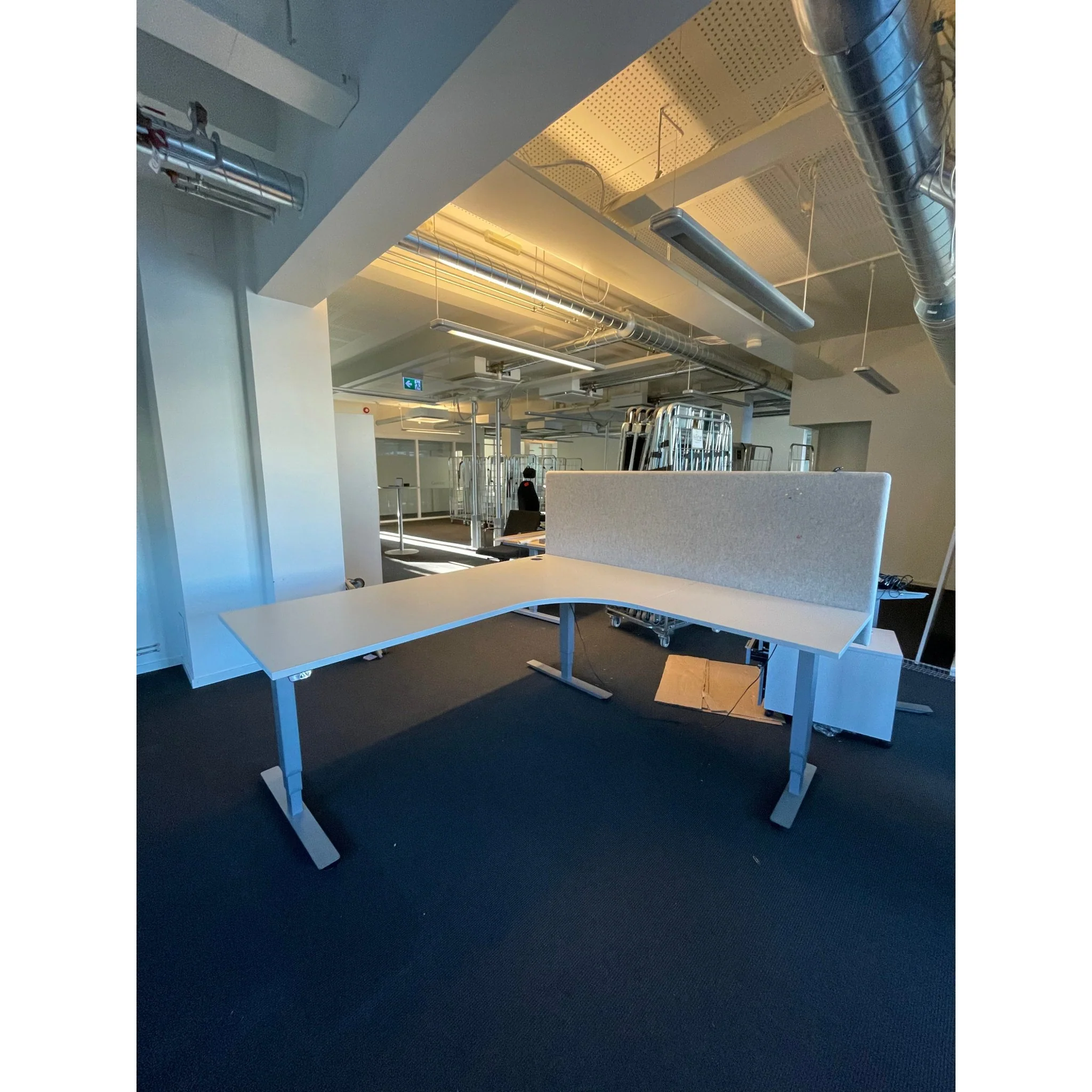 EFG elektrisk hjørneunderstell, grå, 122x34 cm - Image 3