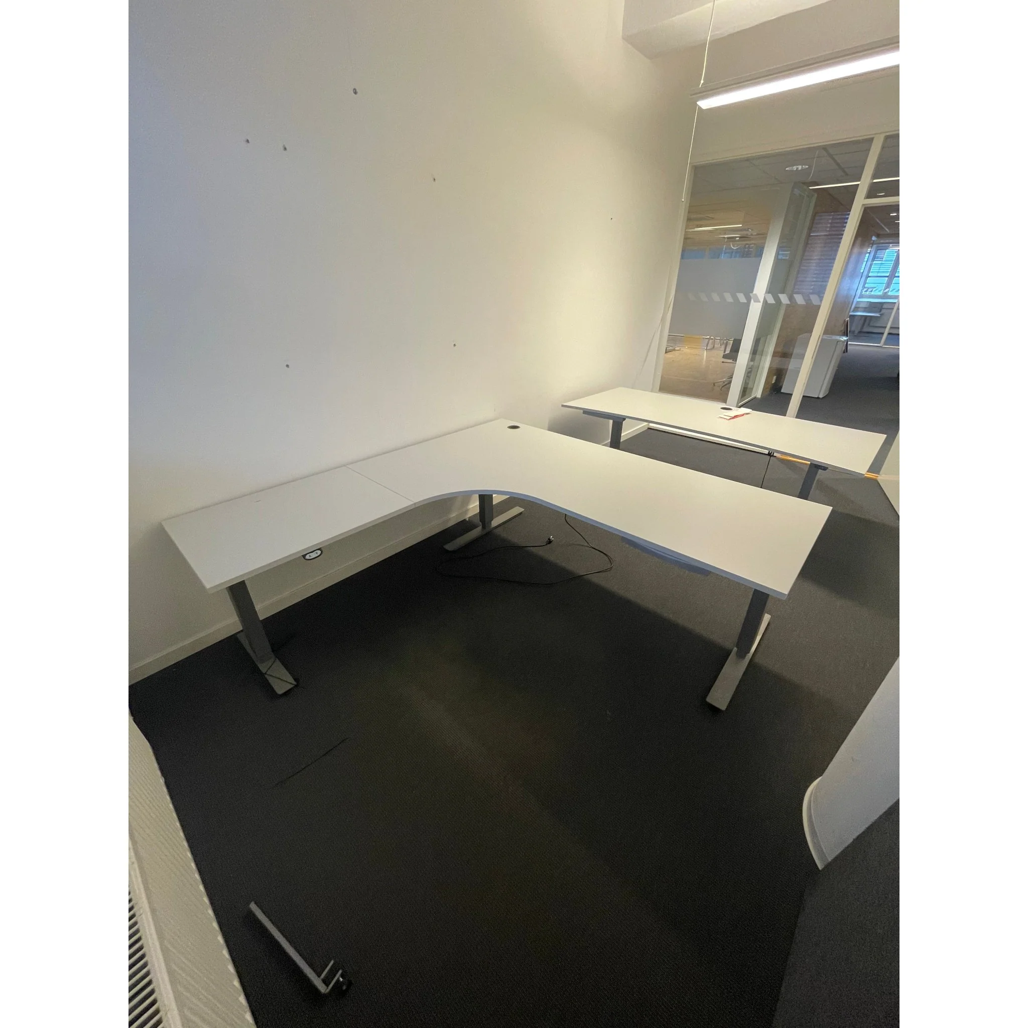 EFG elektrisk hjørneunderstell, grå, 122x34 cm - Image 3