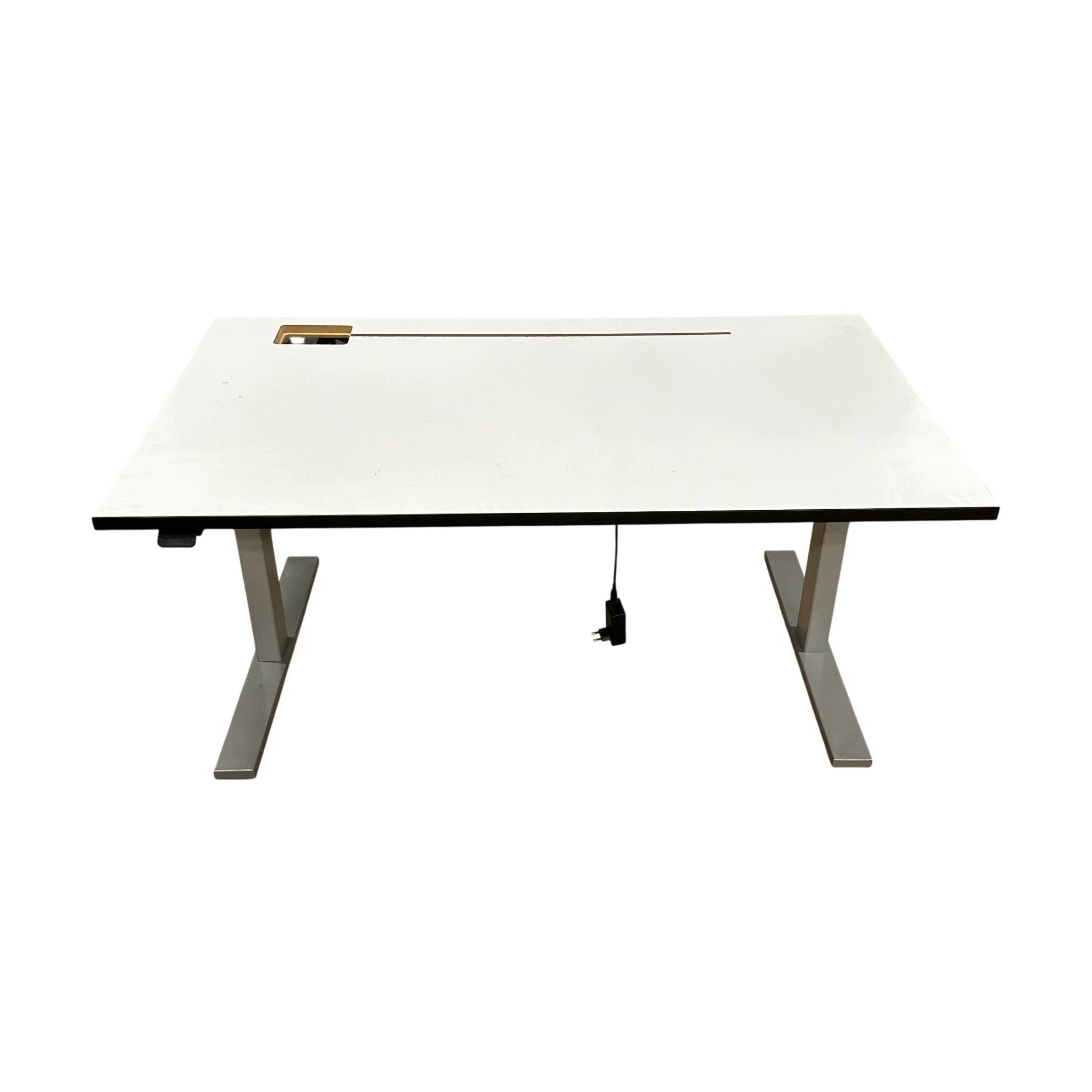 El hev/senk bord fra Linak, hvit, 140x80 cm