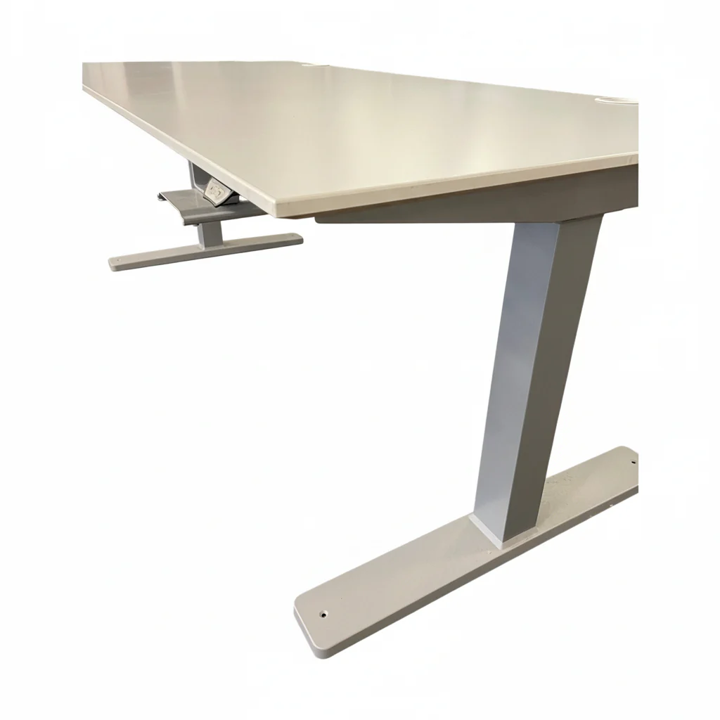 Elektrisk hev/senk skrivebord fra Kinnarps, hvit, 180x80 cm - Image 3