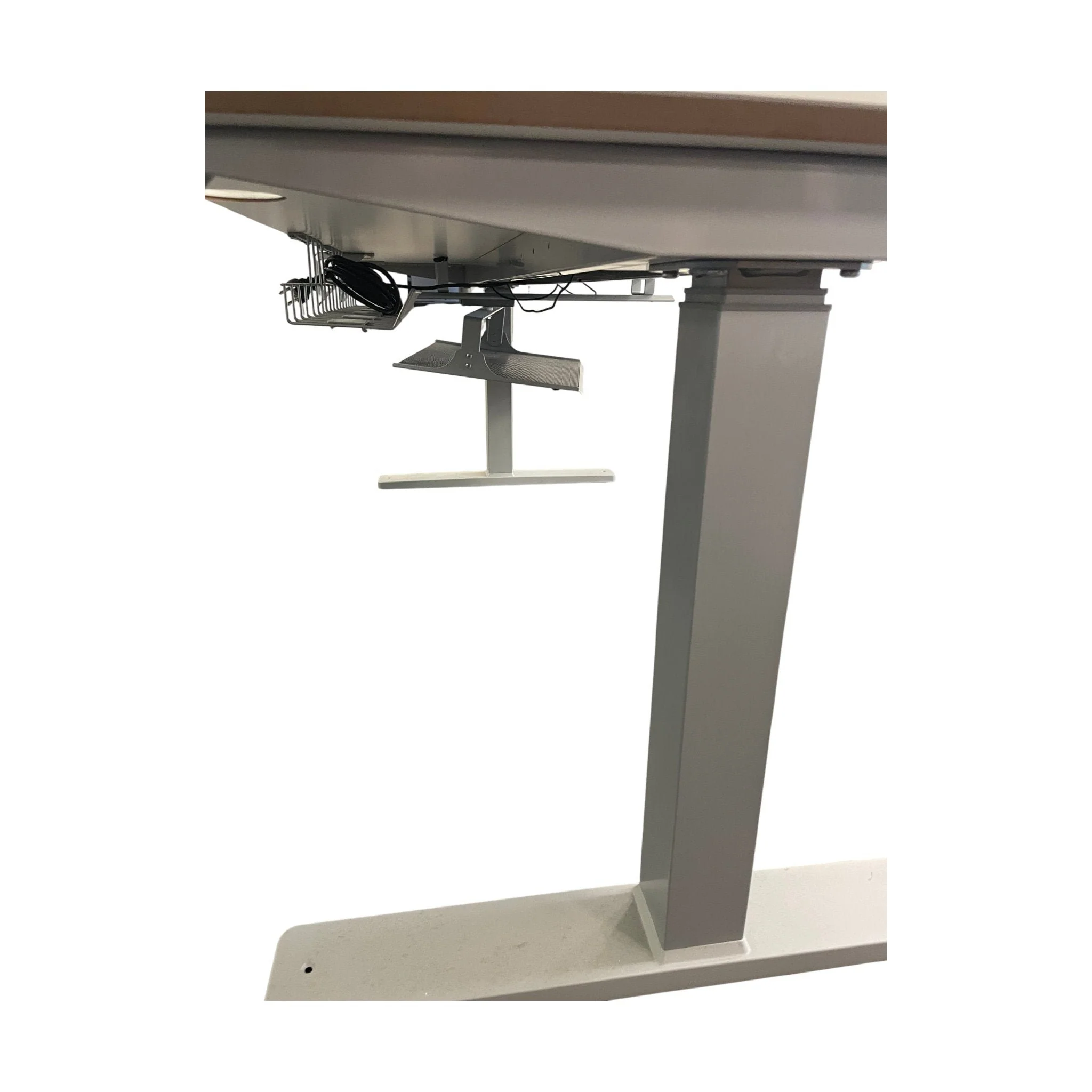 Elektrisk hev/senk skrivebord fra Kinnarps, hvit, 180x80 cm - Image 5