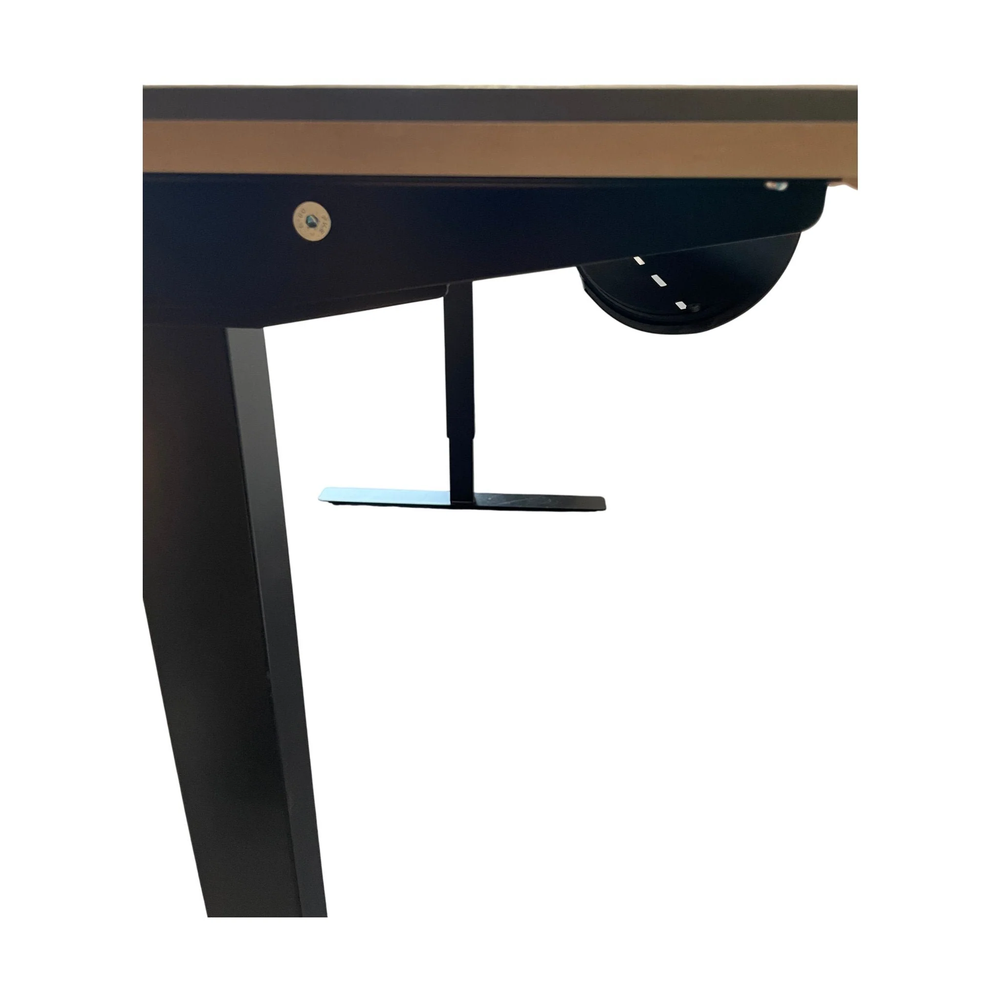 Elektrisk hev/senk skrivebord, grÄ, 160x80 cm - Image 4