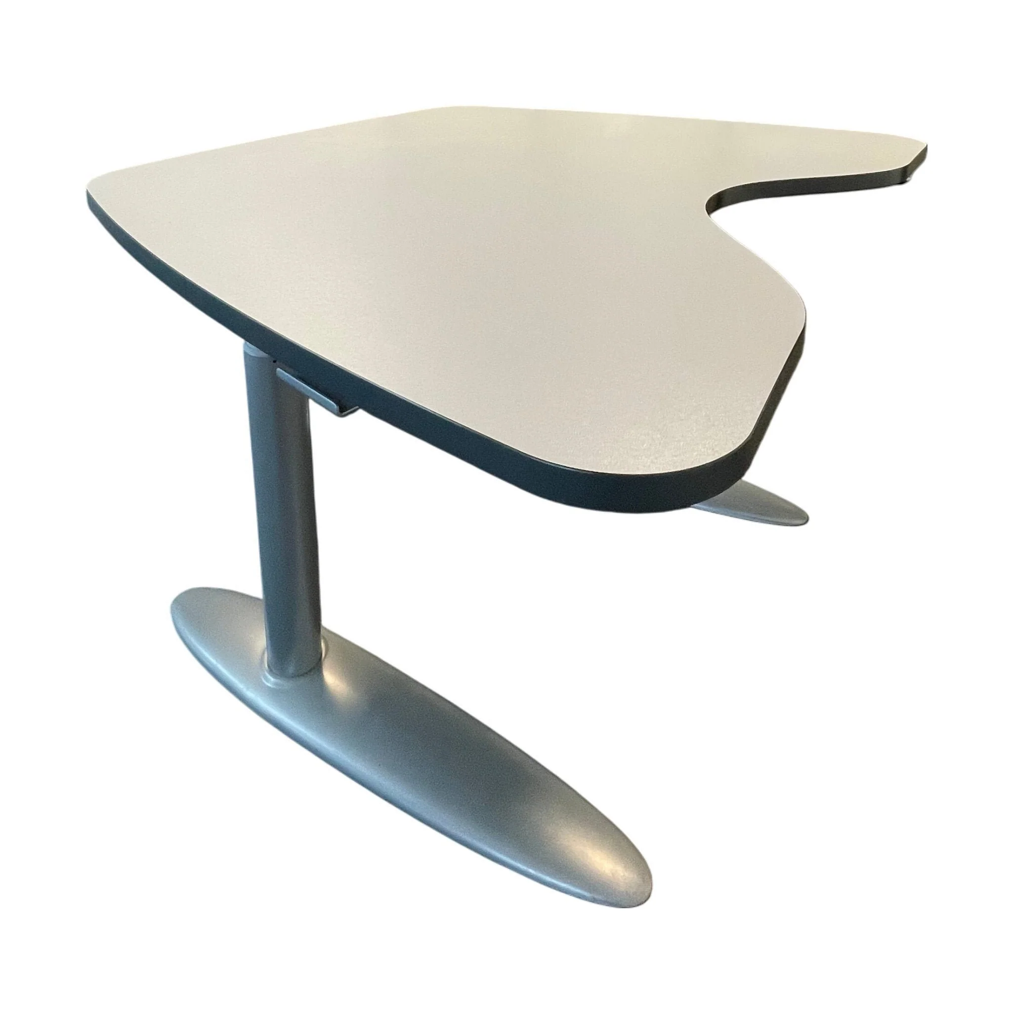 Elektrisk hev/senk skrivebord med butterfly plate, 130x100 cm - Image 3
