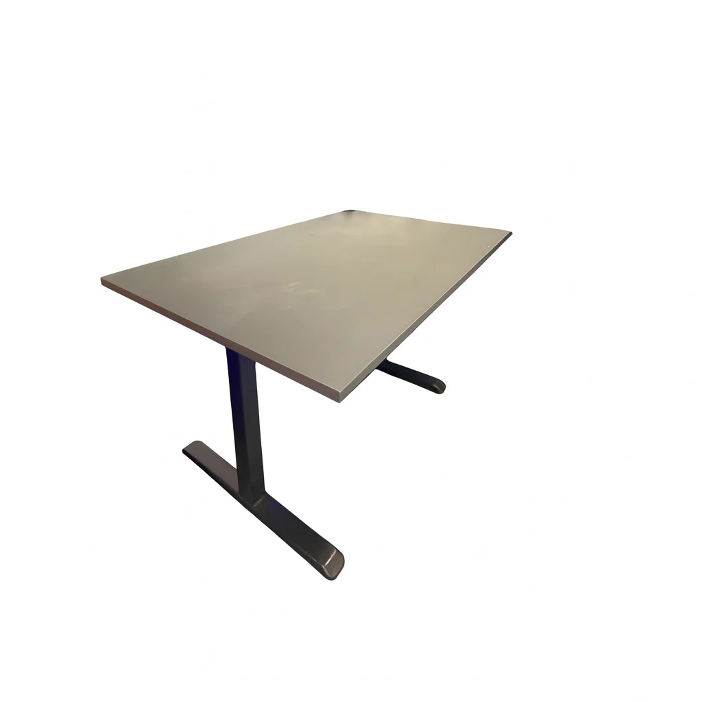 Elektrisk hev/senk skrivebord, mÞrk grÄ, 120x80 cm - Image 2