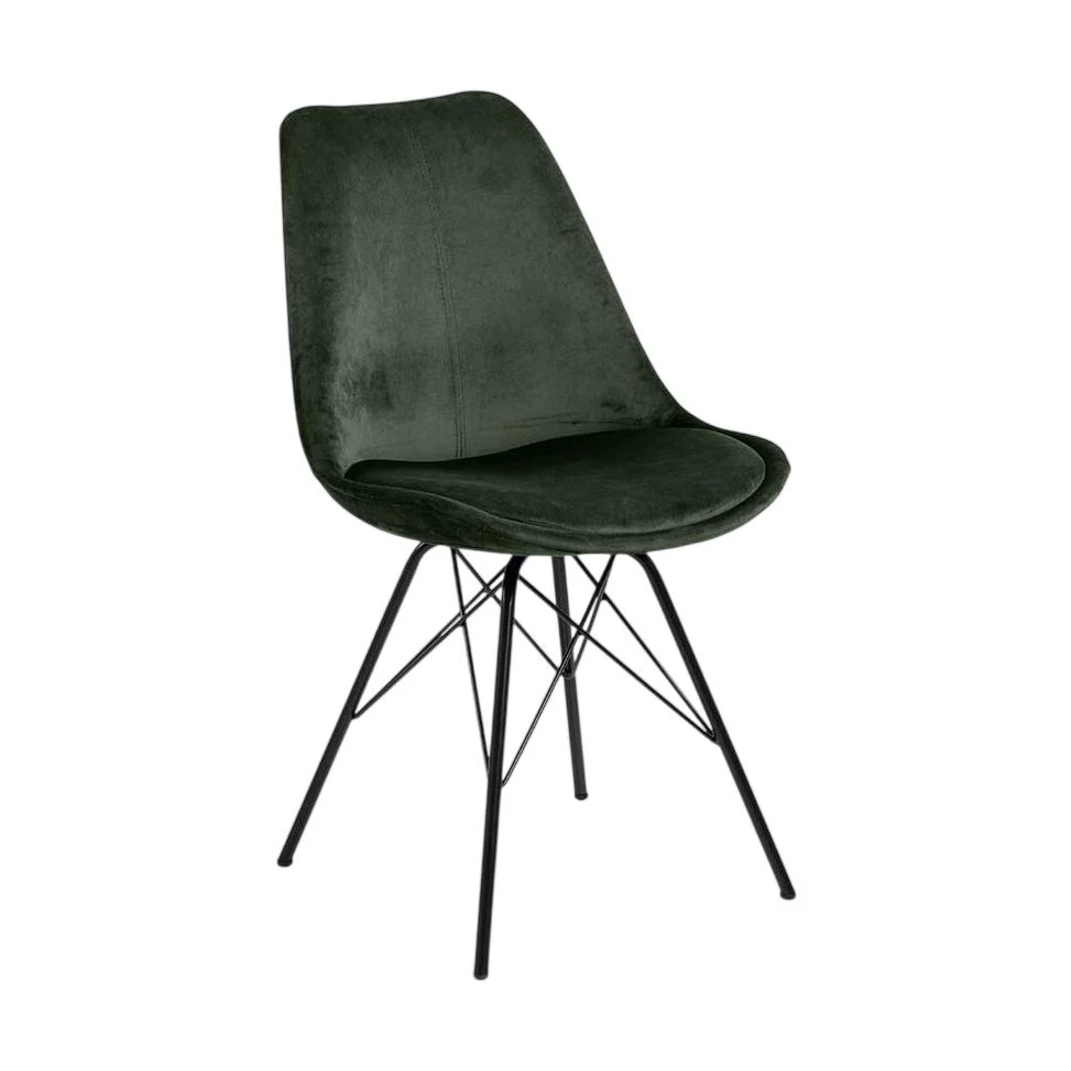 Eris spisestol fra A-Møbler, 49x54 cm, mørk grønn