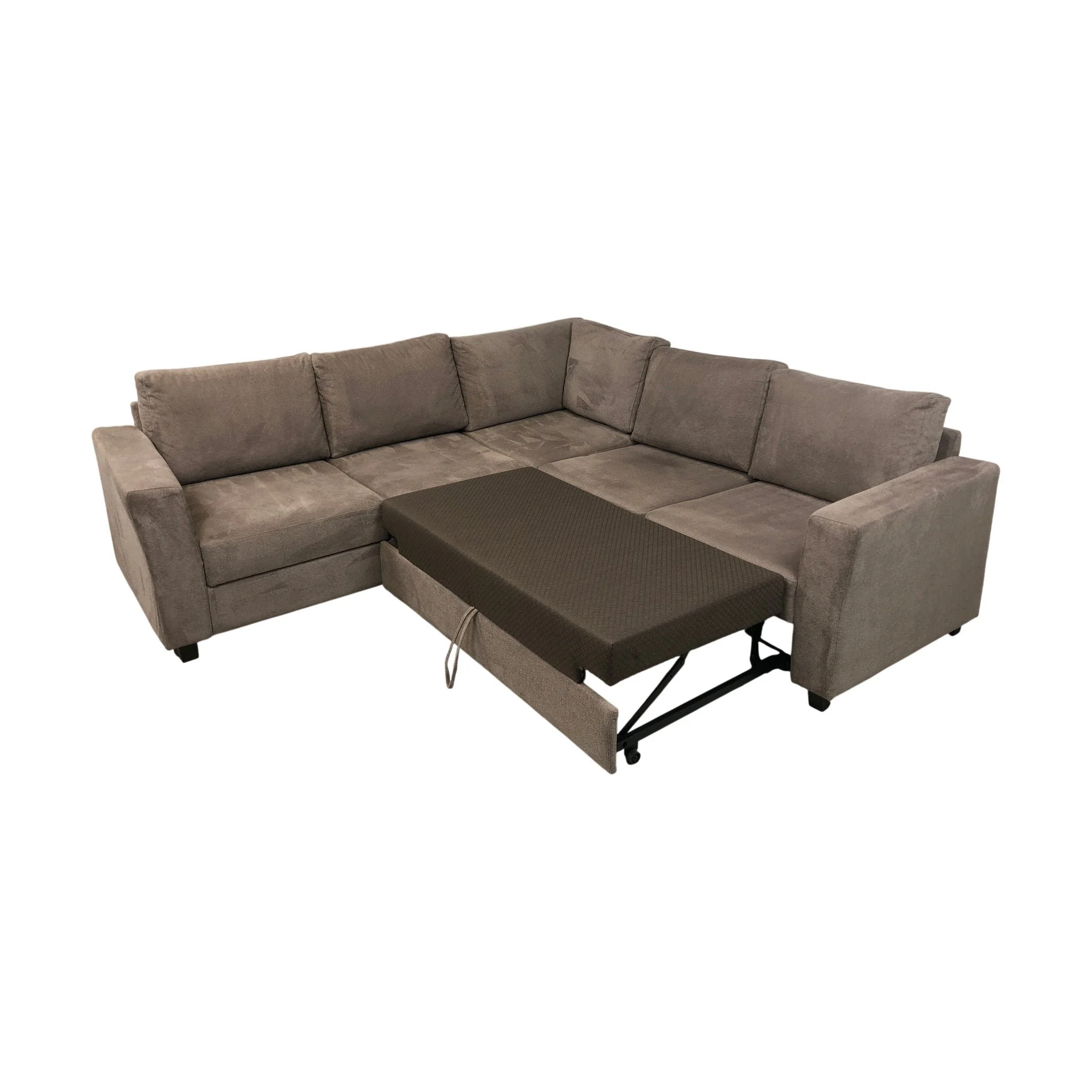 Fakta Sovesofa, polyester, brun - Image 3