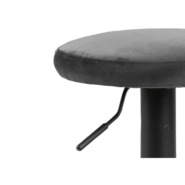 Finch barstol fra A-Møbler, mørk grå, Ø40 cm, 82 cm høy - Image 2
