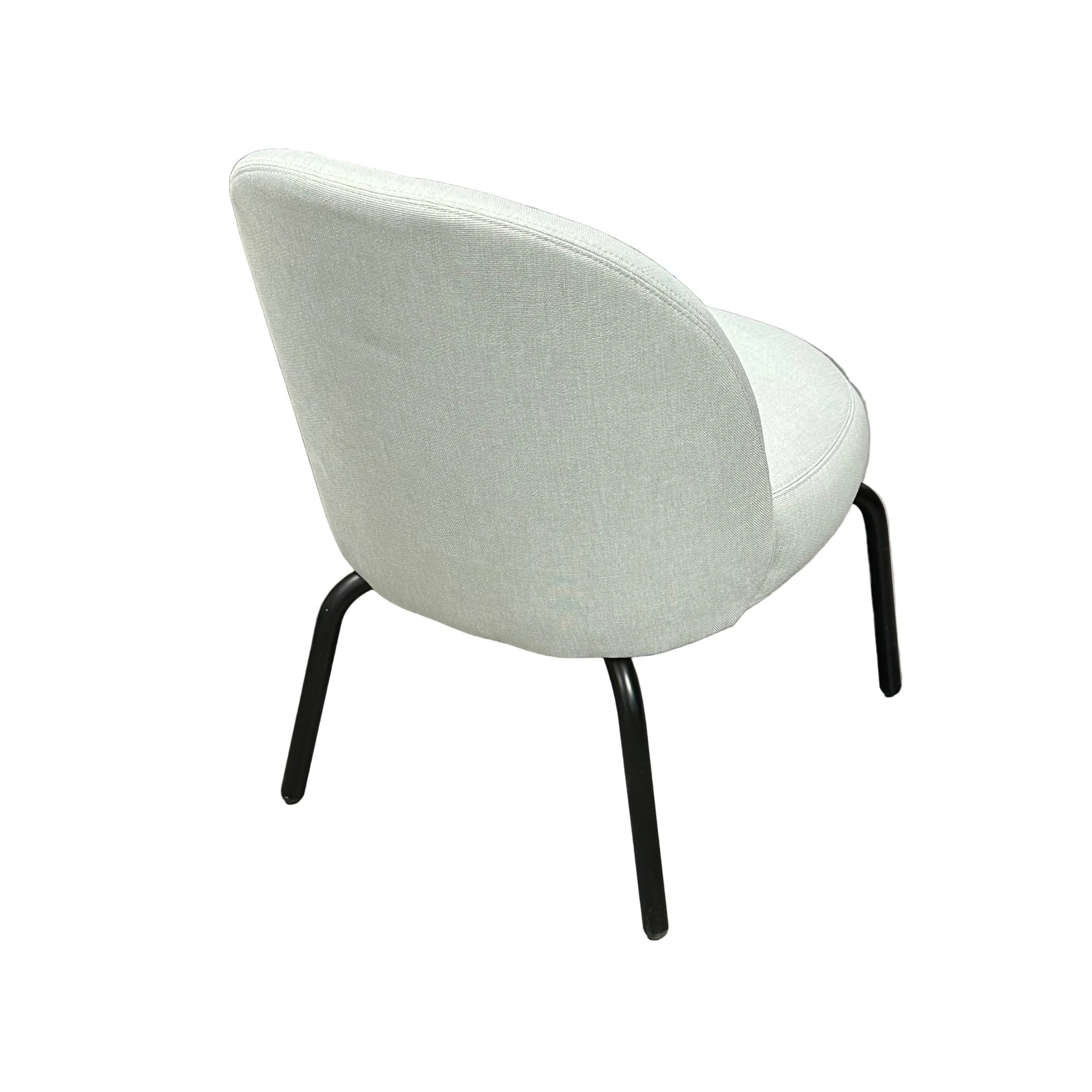 FRIEND lenestol, turkis stoff, svart stativ - Image 3