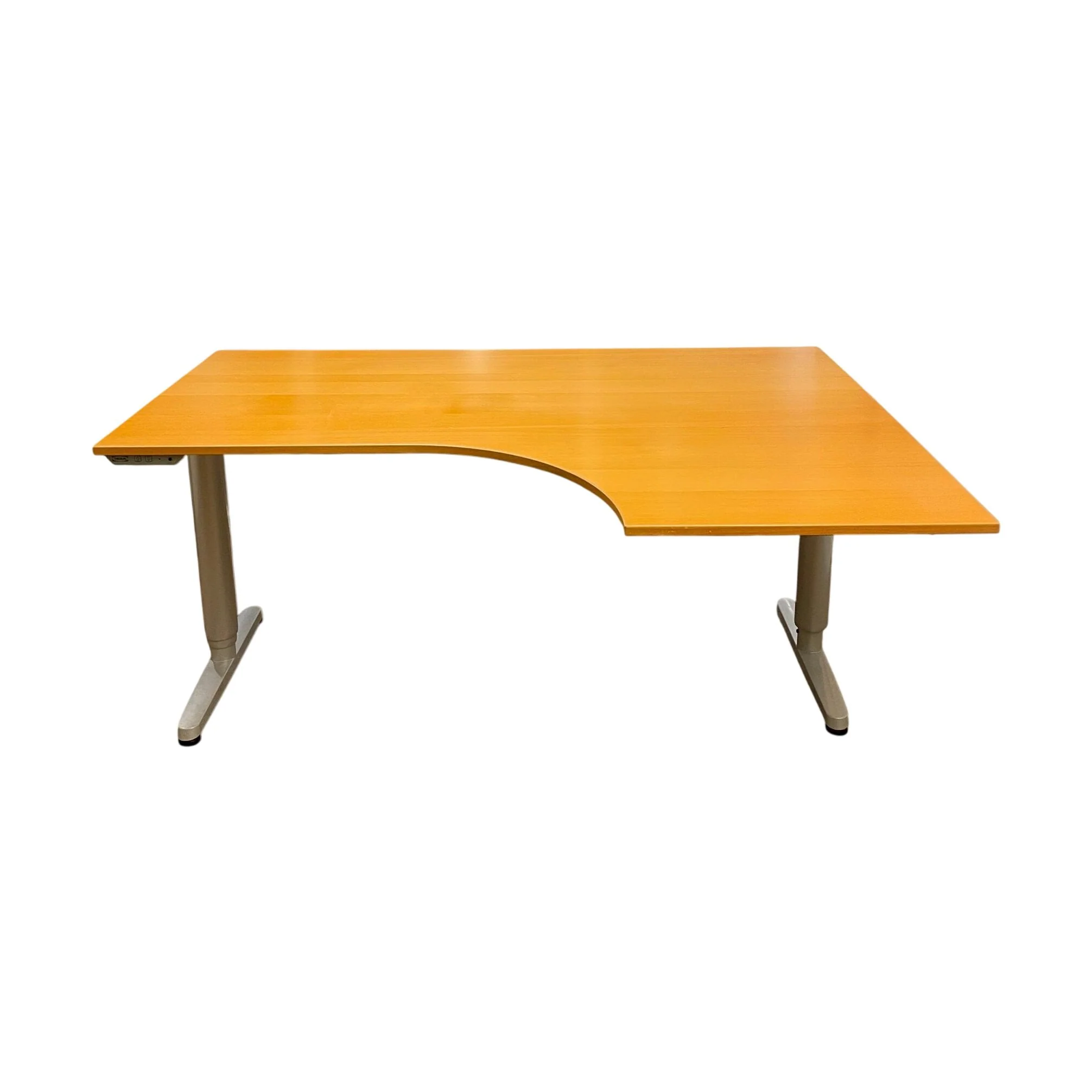 Galant elektrisk hev/senk skrivebord fra IKEA, trefarget, 160x120 cm - Image 3