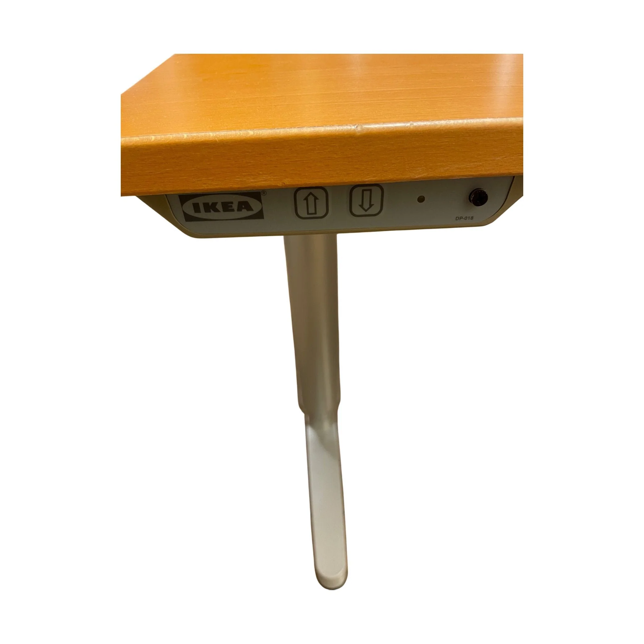 Galant elektrisk hev/senk skrivebord fra IKEA, trefarget, 160x120 cm - Image 4