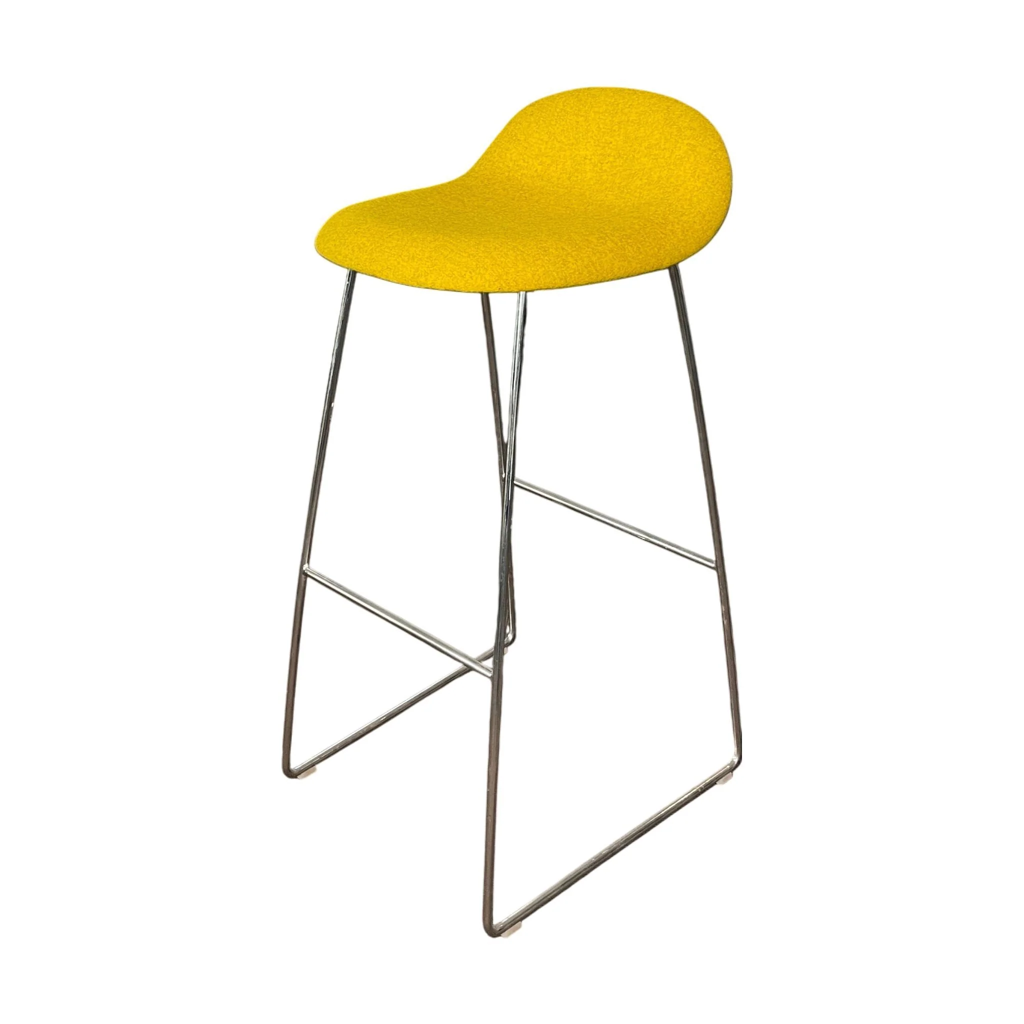 Gubi barstol 3D av Komplot Design, gul, 43x44x89 cm - Image 3