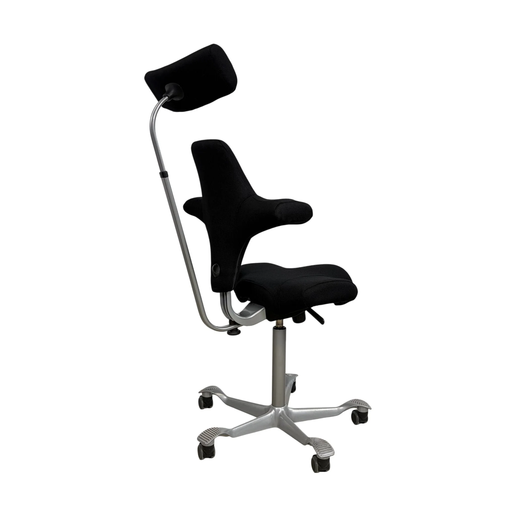 HAG Capisco kontorstol, svart stoff - Image 3
