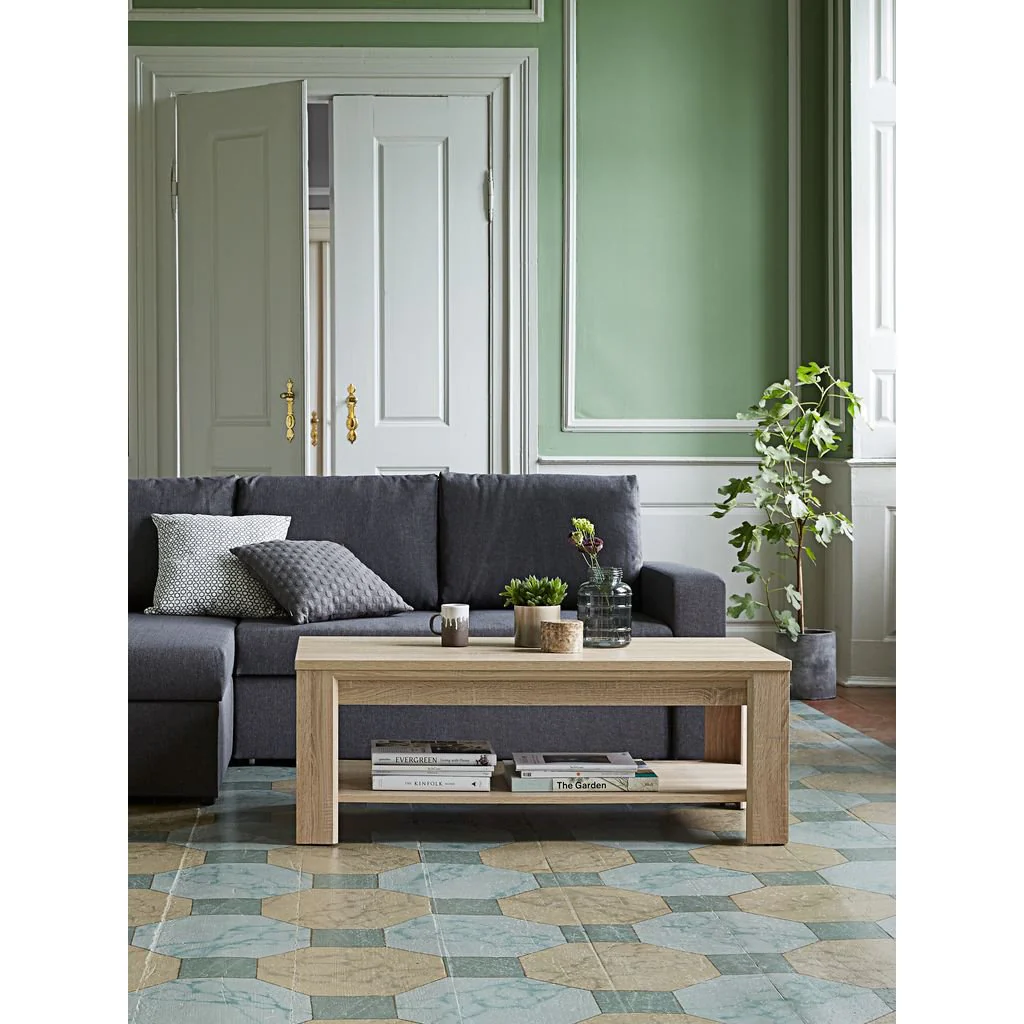 Haslund sofabord fra JYSK, beige, 120x60 cm - Image 2