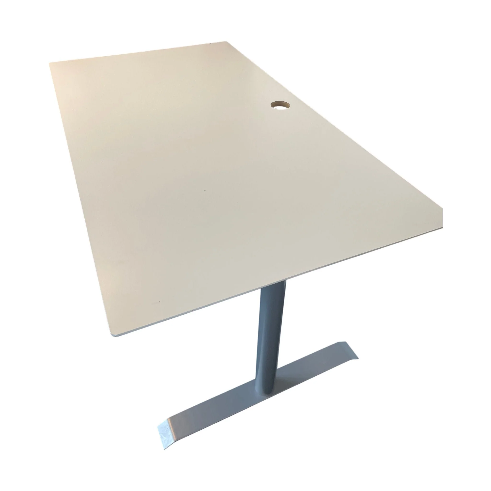 Hvit elektrisk hev/senk skrivebord, 160x90 cm - Image 6