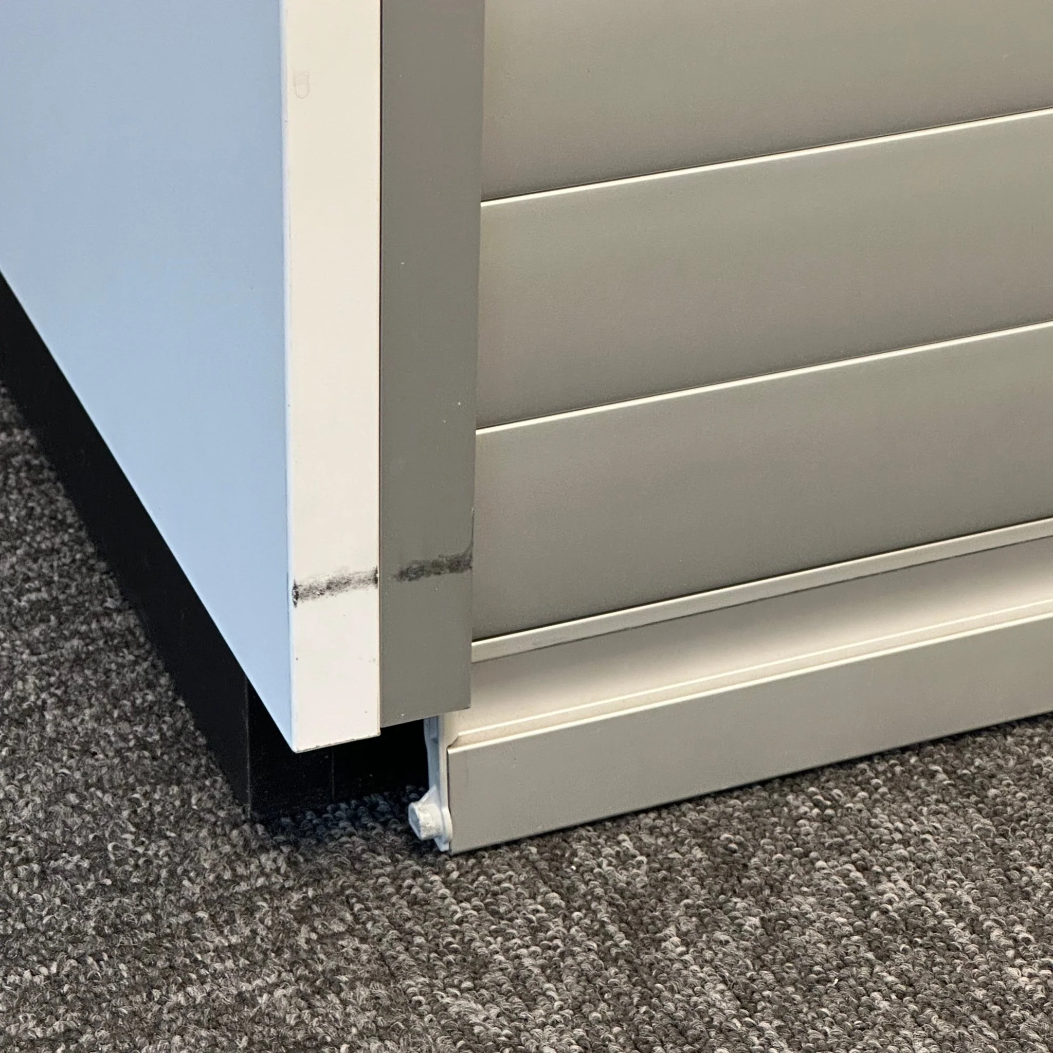 Hylle fra IKEA, hvit, med rullegardin - Image 7